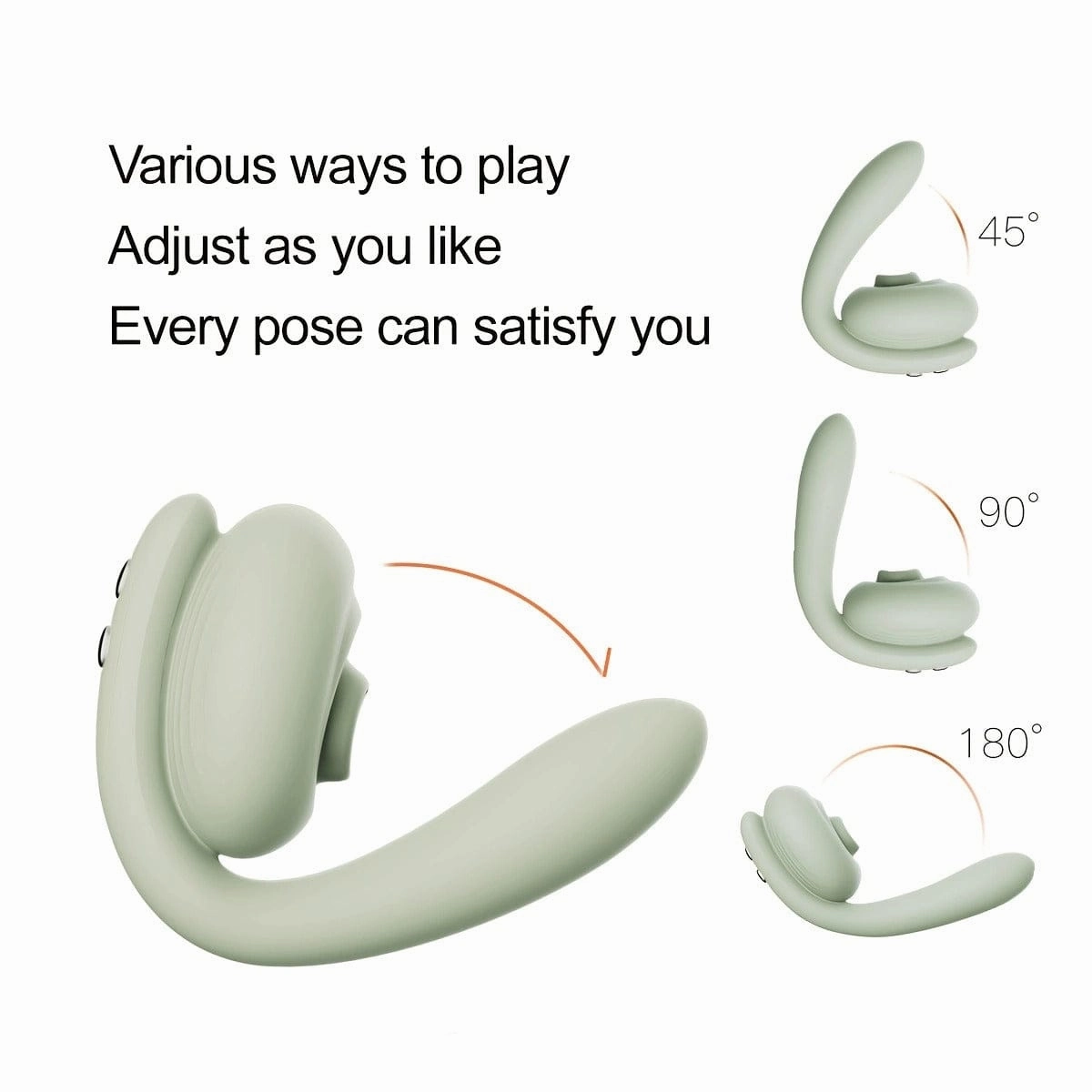2-in-1 Clit Sucking Vibrator for Double Pleasure