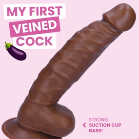 6 Inch Lifelike Hands-Free Suction Cup Dildo - Available in 2 Colors!