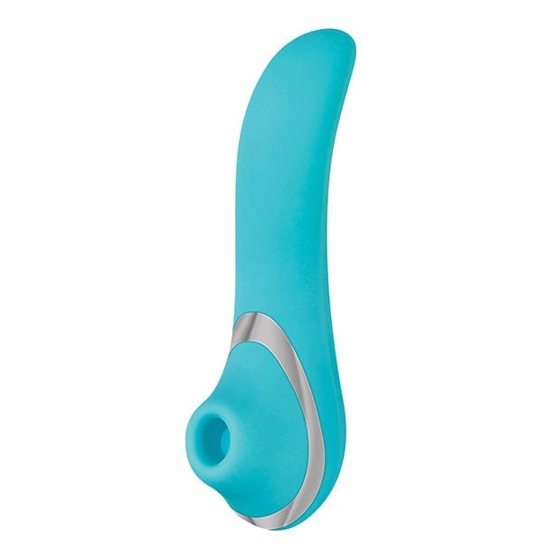 Adam & Eve - The French Kiss Her Suction Clitoral Stimulator (Teal)