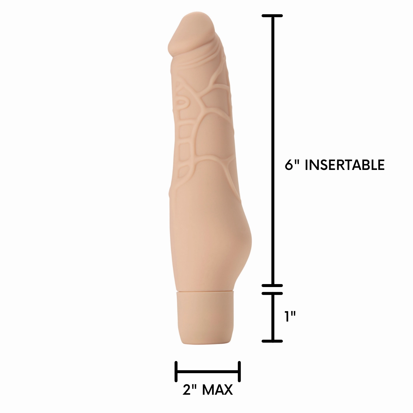 Alex Waterproof Realistic Silicone Vibe