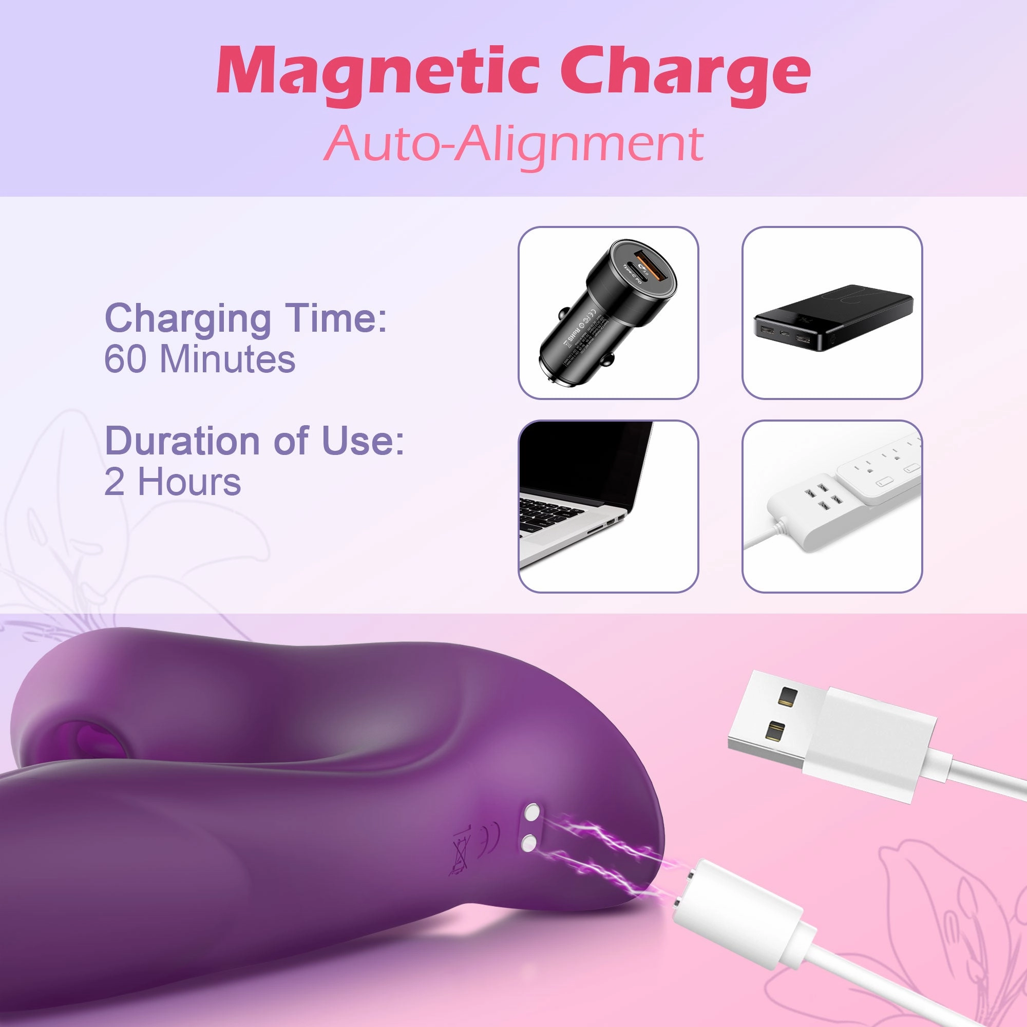 AMOVIBE 3 in 1 Vibrator with 10 Vibration & 5 Licking Modes