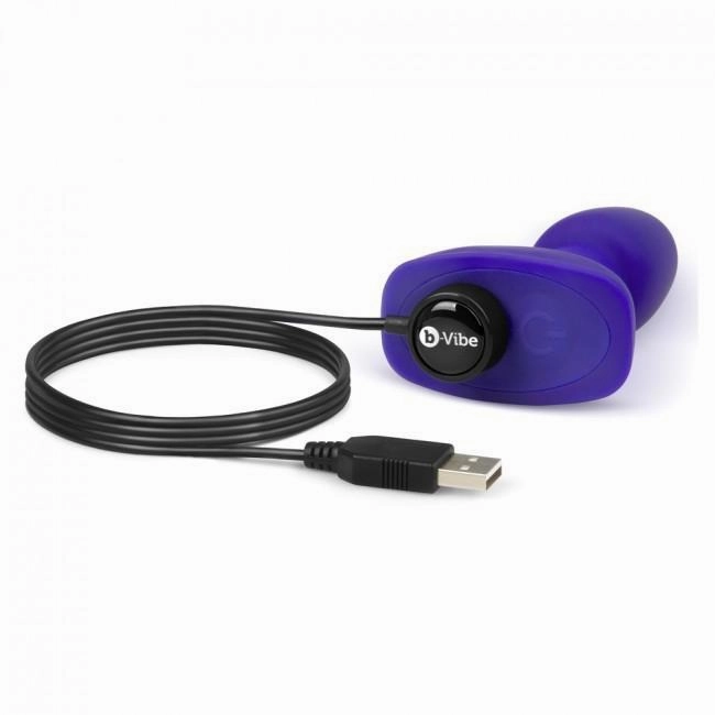 B-Vibe - Rimming Remote Control Vibrating Anal Plug Petite (Purple)