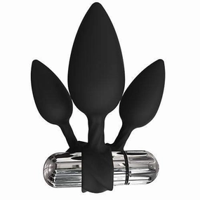 Bathmate - Anal Training Plugs Vibe (Black)