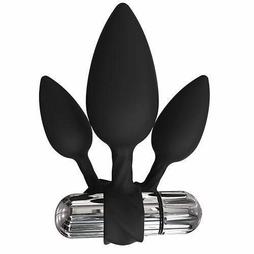 Bathmate - Anal Training Plugs Vibe (Black)