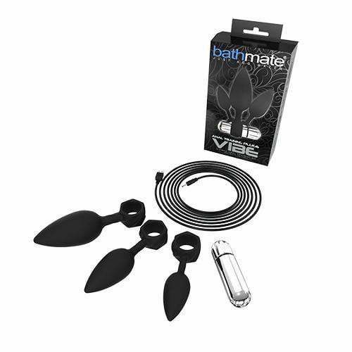 Bathmate - Anal Training Plugs Vibe (Black)