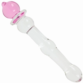 Beaded Glass Anal Slider - Have A G-Spot Or P-Spot Orgasm!