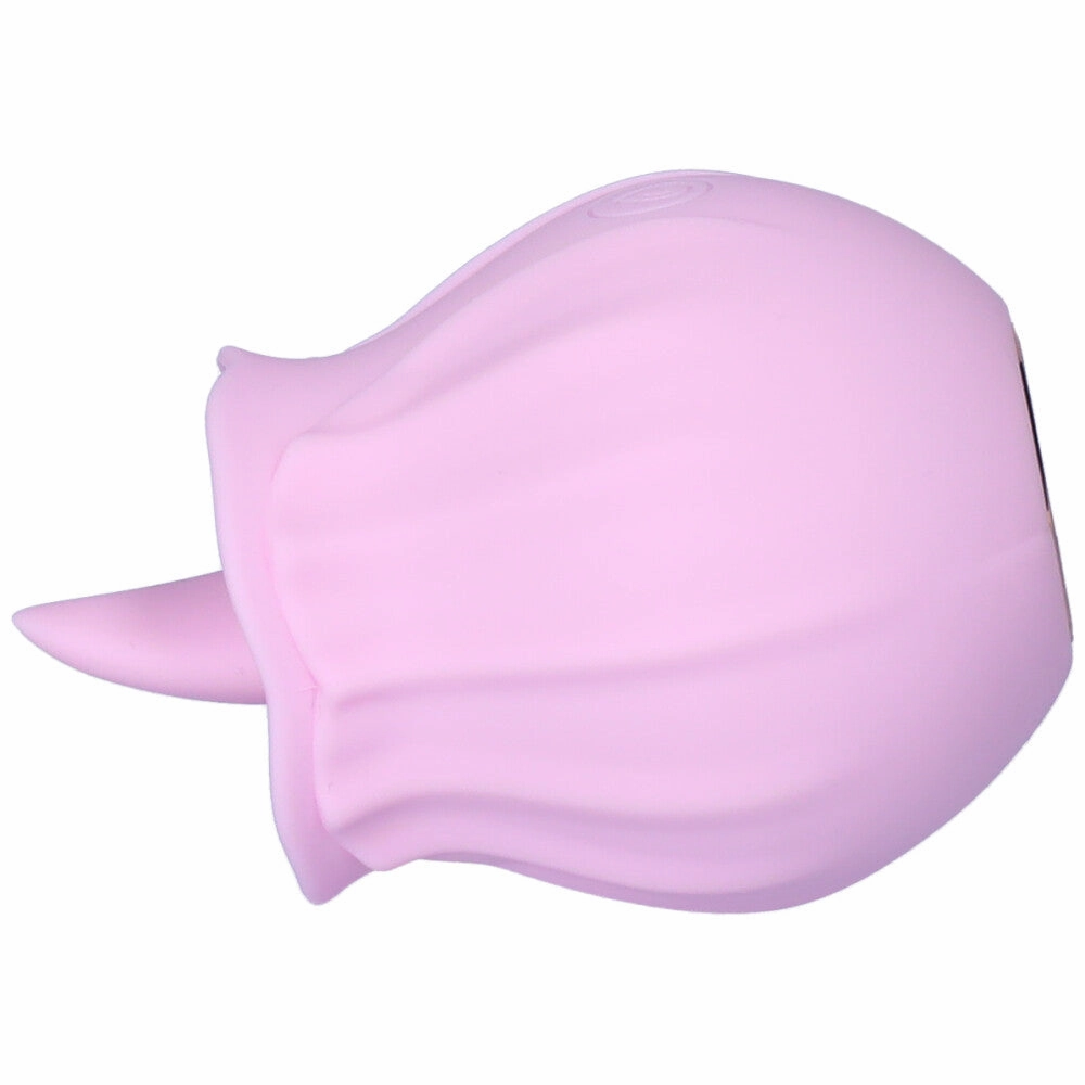 Bhava Rechargeable Flickering Tongue Rose | Clit Licking Stimulator