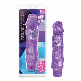Blush Novelties - Naturally Yours Wild Ride Realistic Vibrating Dildo 9"