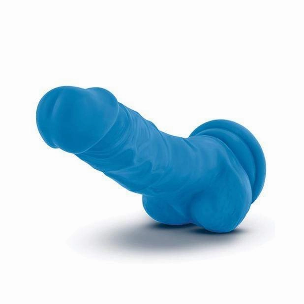 Blush Novelties - Neo Dual Density Realistic Cock with Balls 7.5" (Blue)