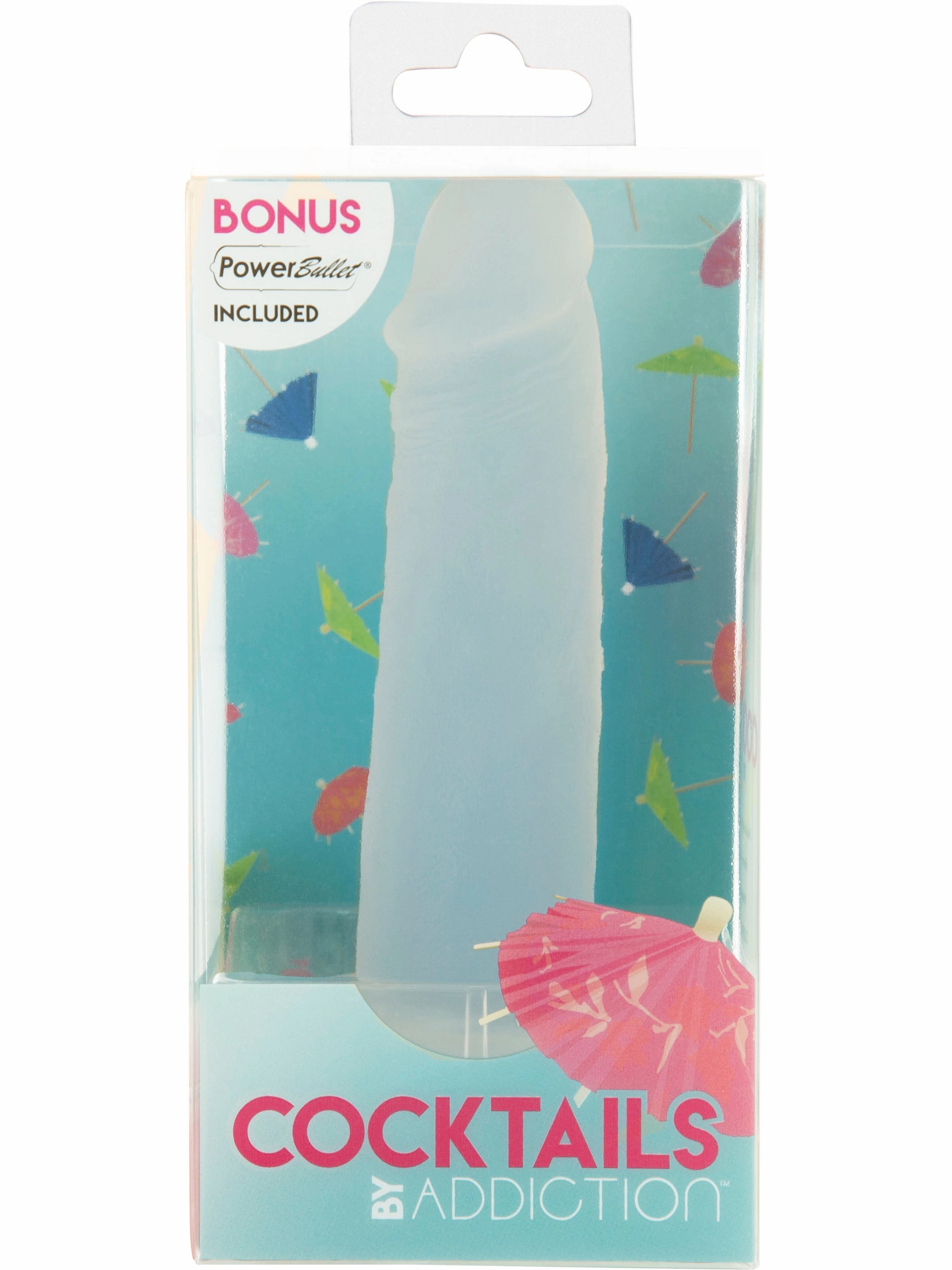 BMS Factory COCKTAILS BY ADDICTION Silicone Dildo with Bonus Bullet Vibe