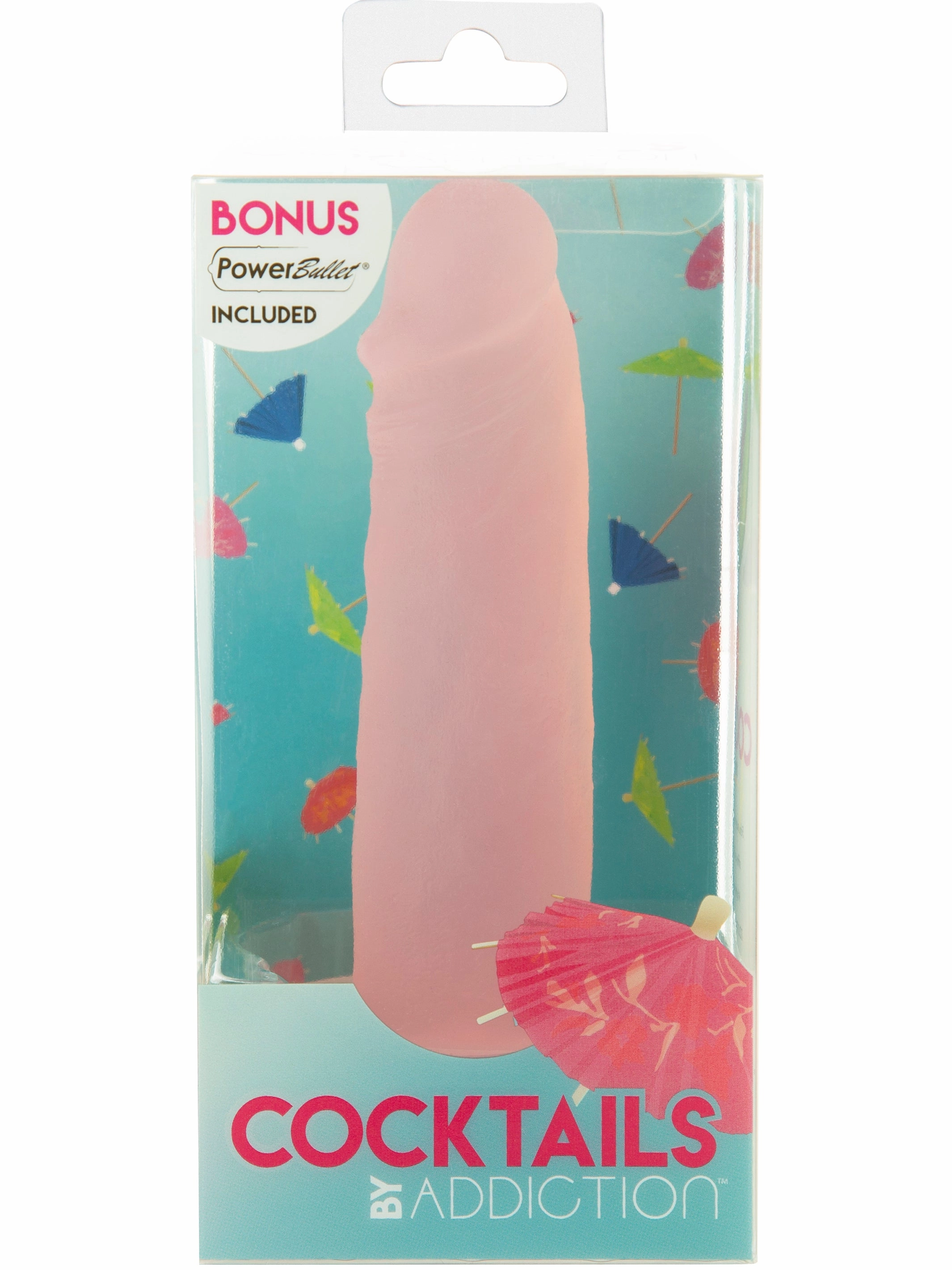 BMS Factory COCKTAILS BY ADDICTION Silicone Dildo with Bonus Bullet Vibe