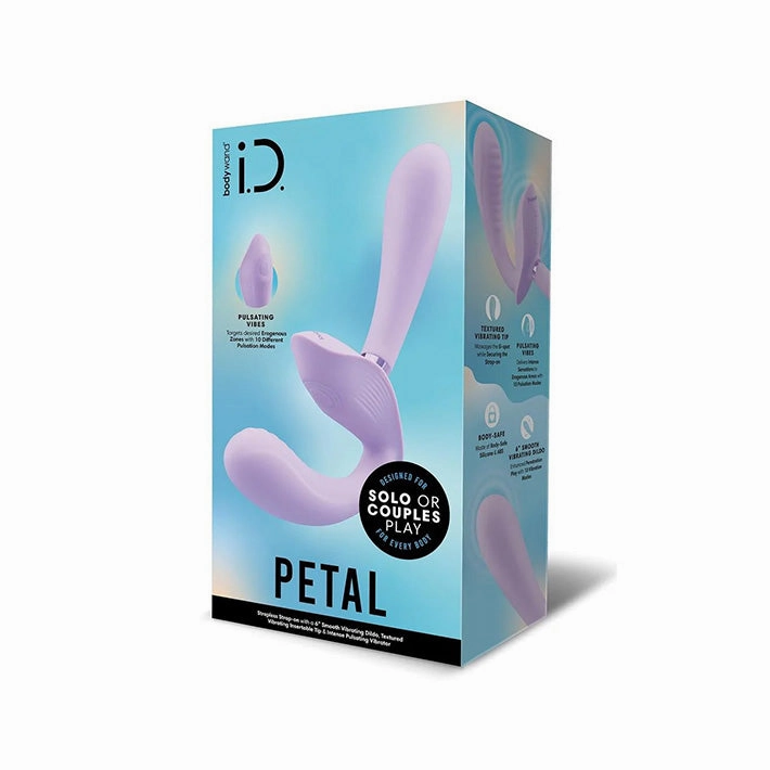 Bodywand i.D. Petal Vibrating Strapless Strap On