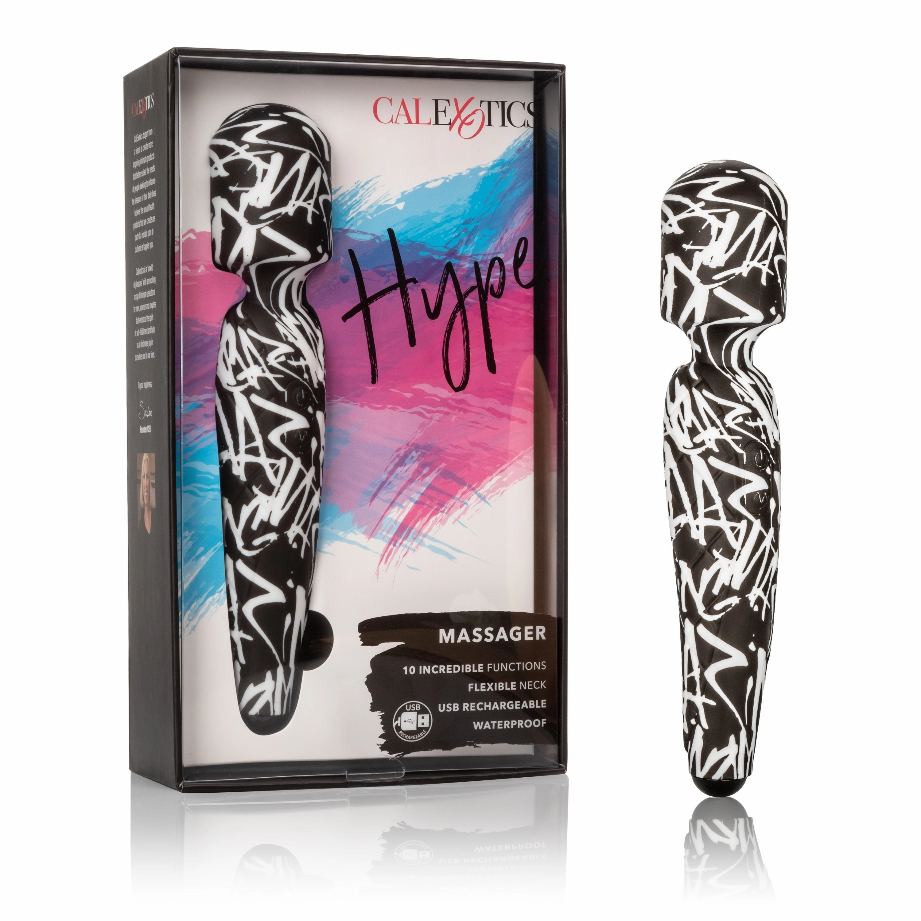 Calexotics - Hype Rechargeable Wand Massager (Multicolor)