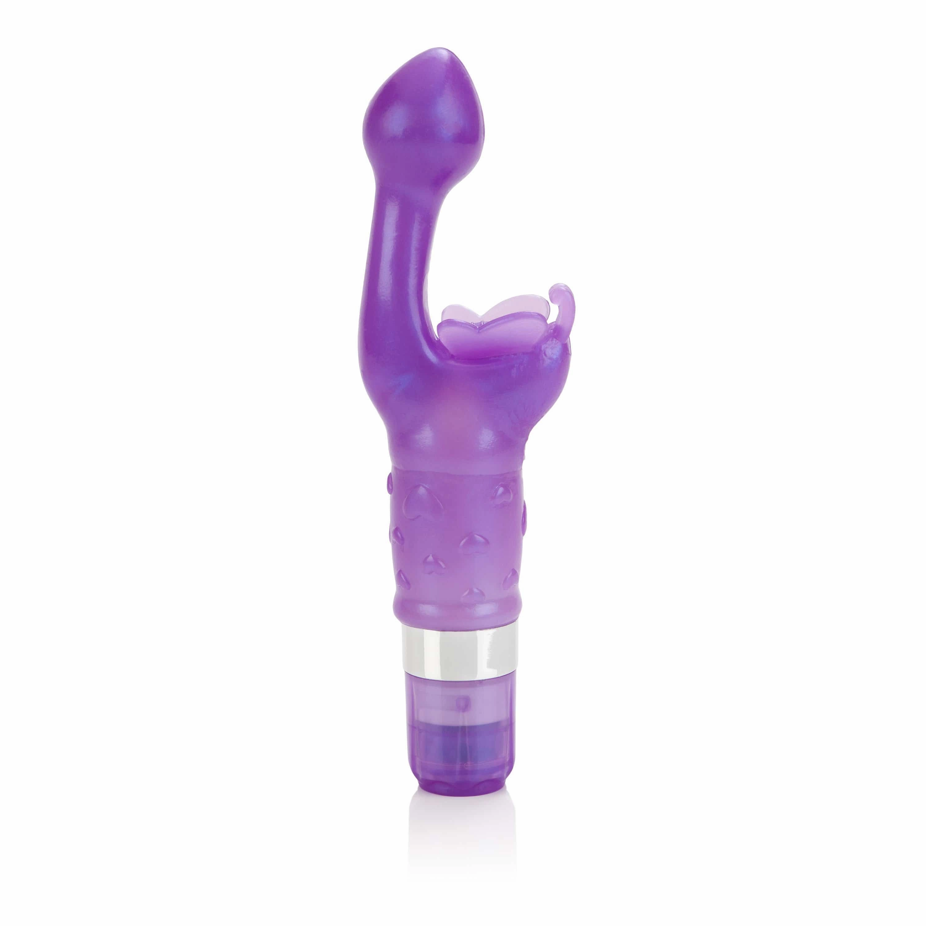 California Exotics - 9 Function Butterfly Kiss Platinum Edition Clit Massager (Purple)