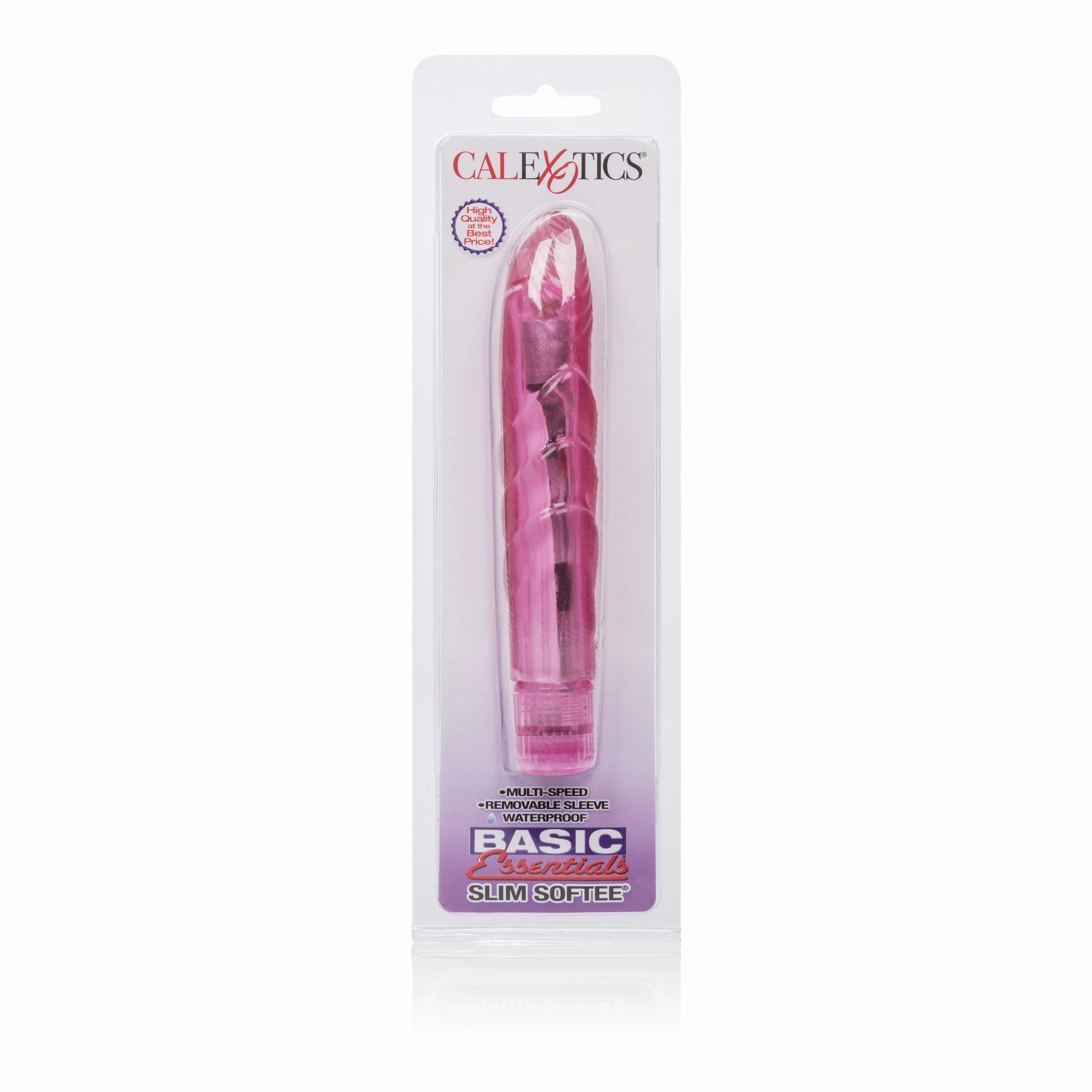 California Exotics - Basic Essentials Slim Softee G Spot Vibrator (Pink)