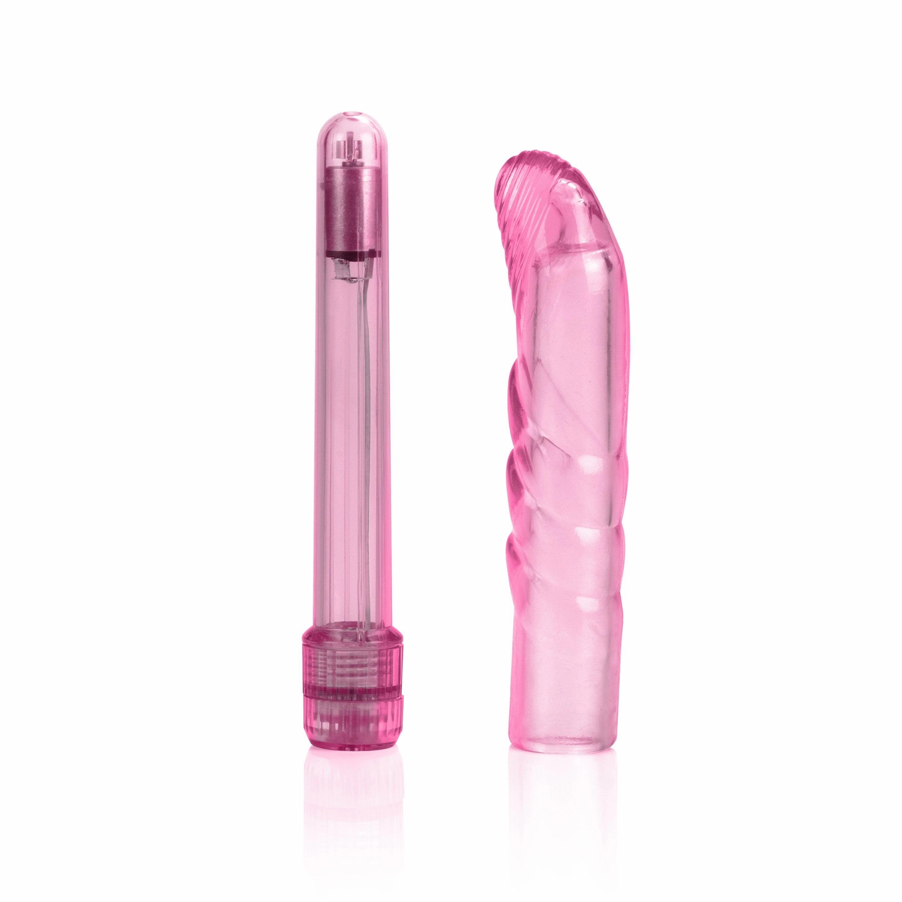 California Exotics - Basic Essentials Slim Softee G Spot Vibrator (Pink)