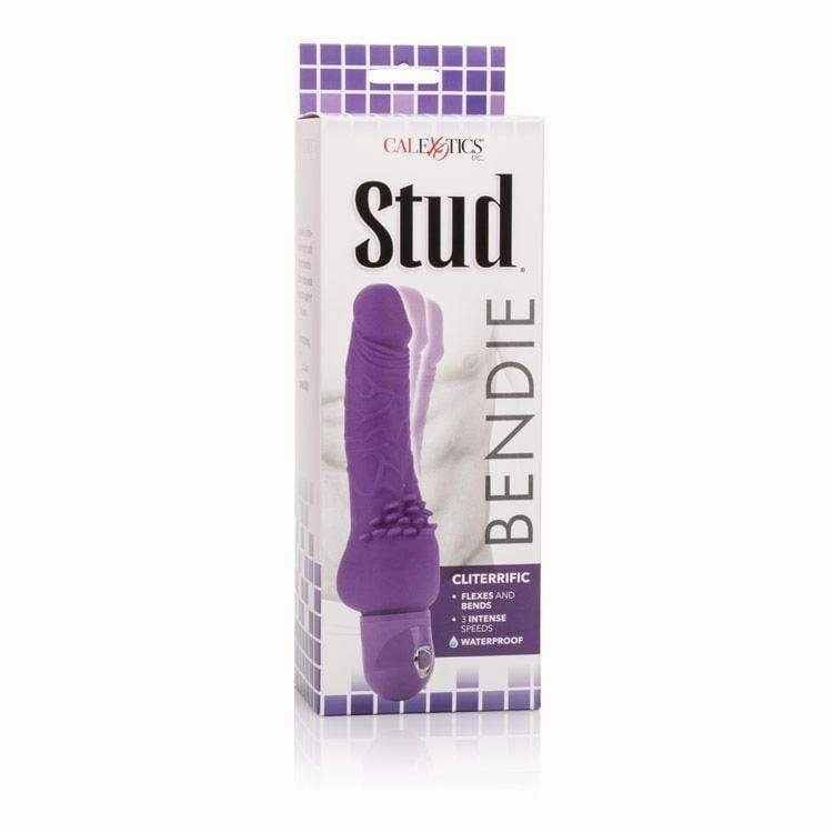 California Exotics - Bendie Stud Cliterrific Vibrator (Purple)
