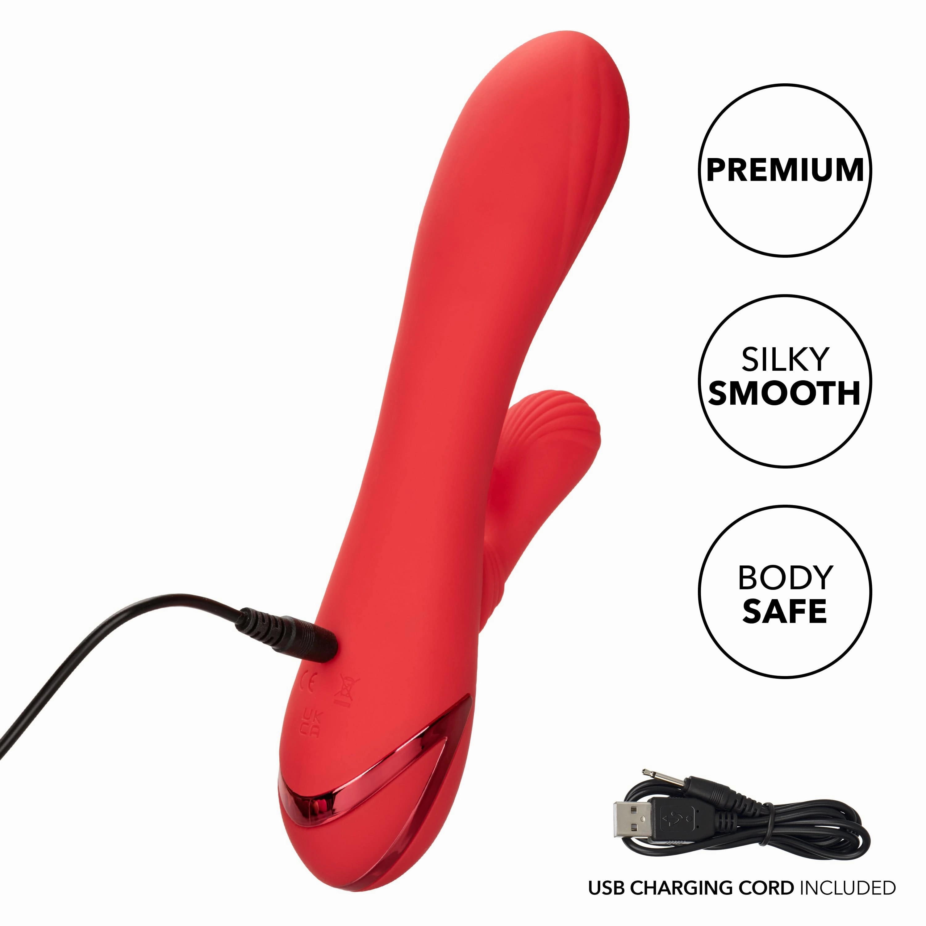 California Exotics - California Dreaming Palisades Passion Heat Swing Rabbit Vibrator (Red)