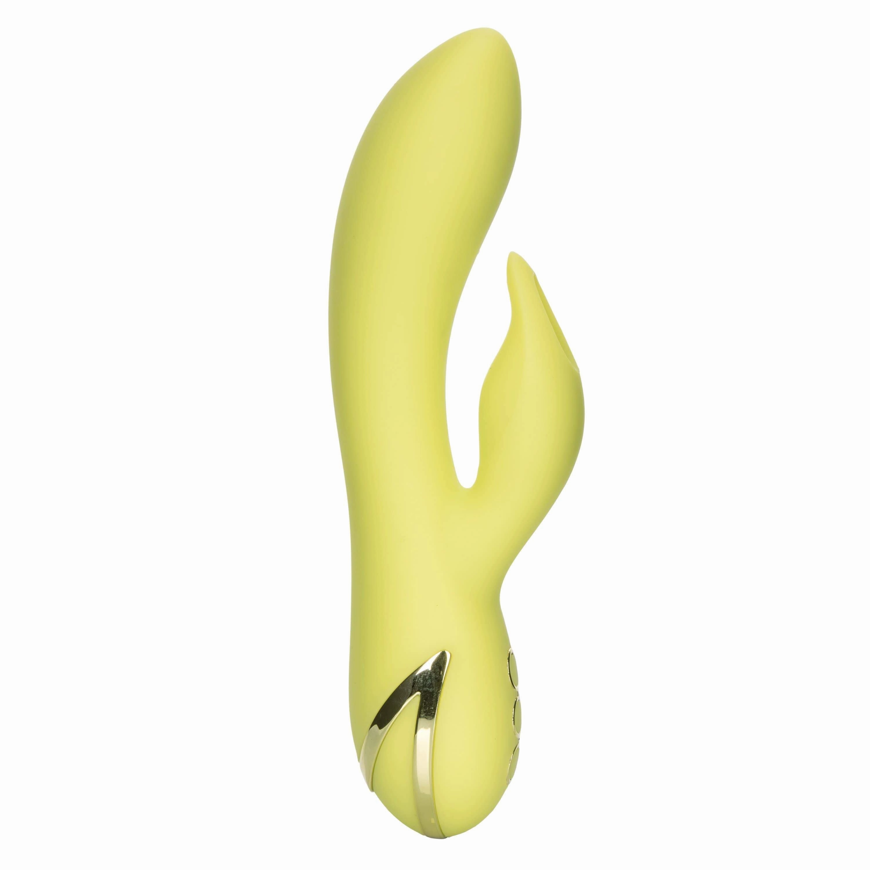 California Exotics - California Dreaming Venice Vixen Rabbit Vibrator (Yellow)