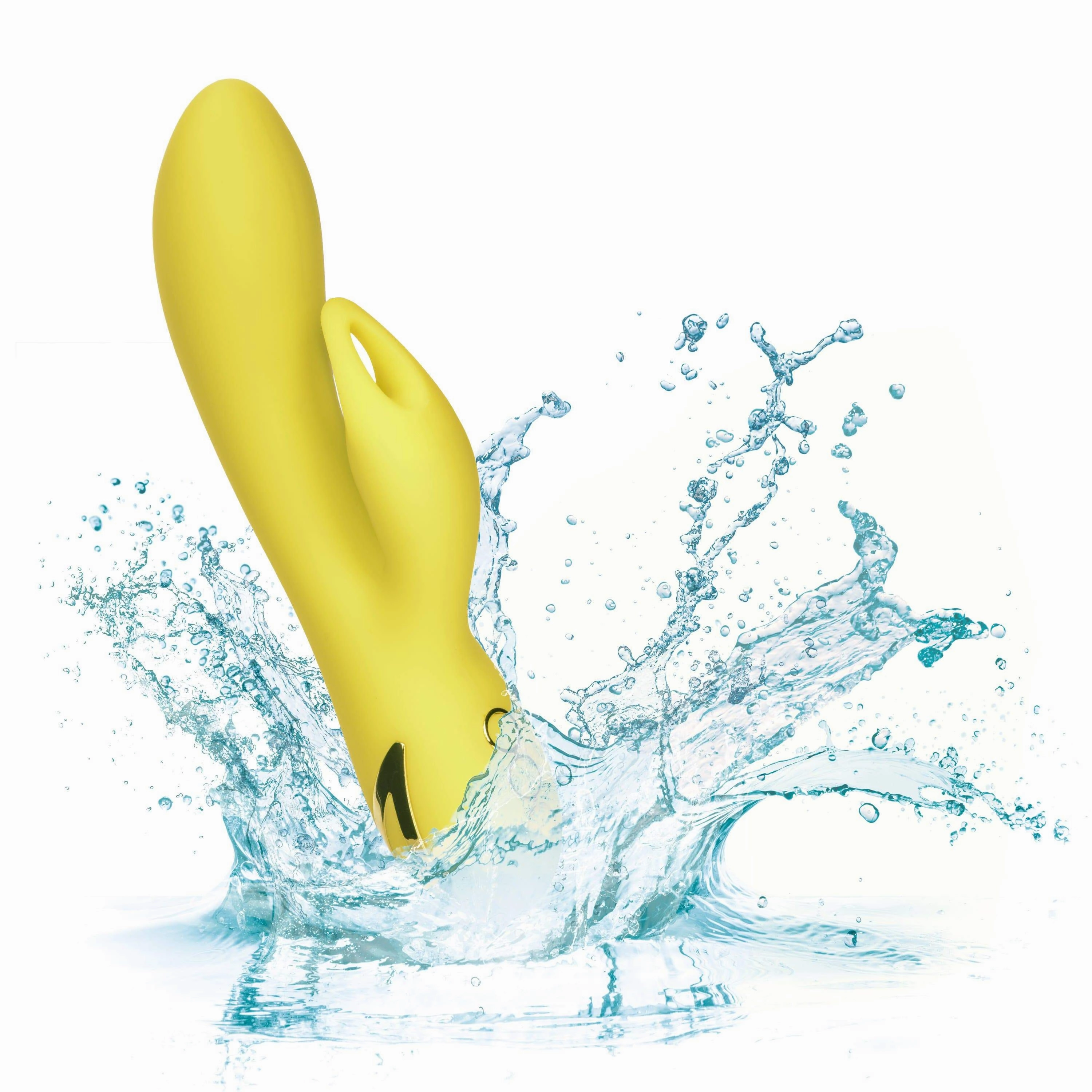 California Exotics - California Dreaming Venice Vixen Rabbit Vibrator (Yellow)