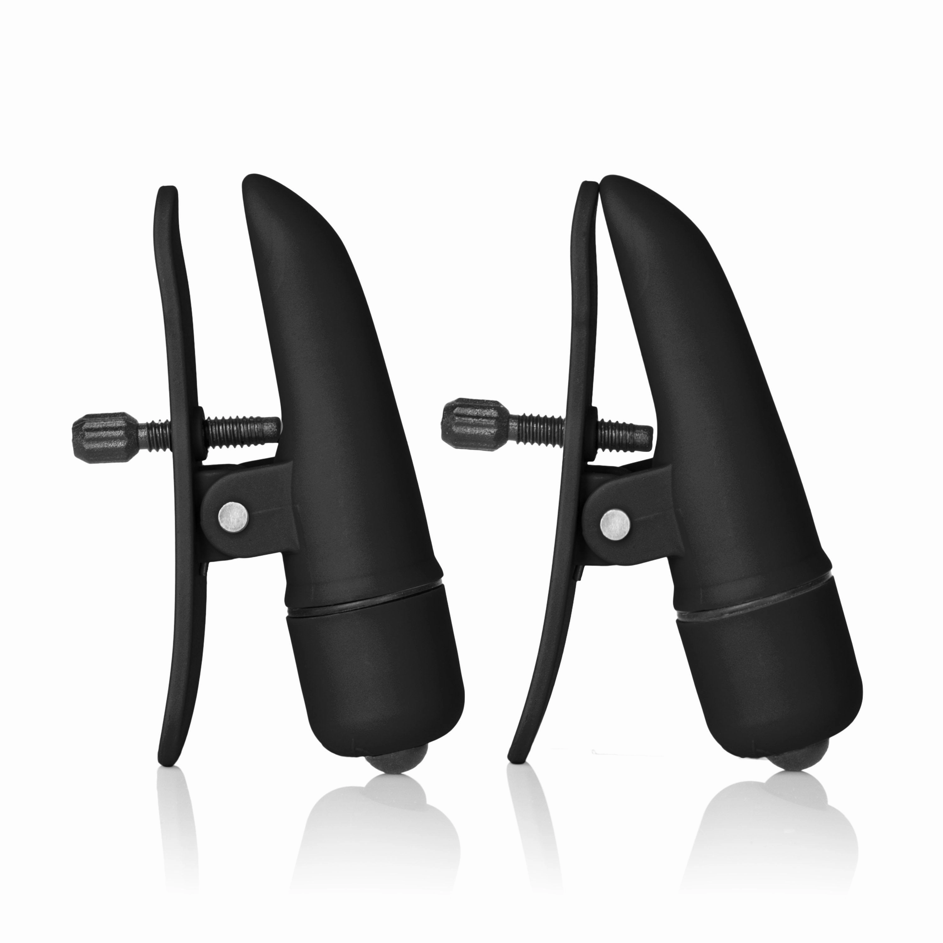 California Exotics - COLT Grips Vibrating Nipple Clamps (Black)