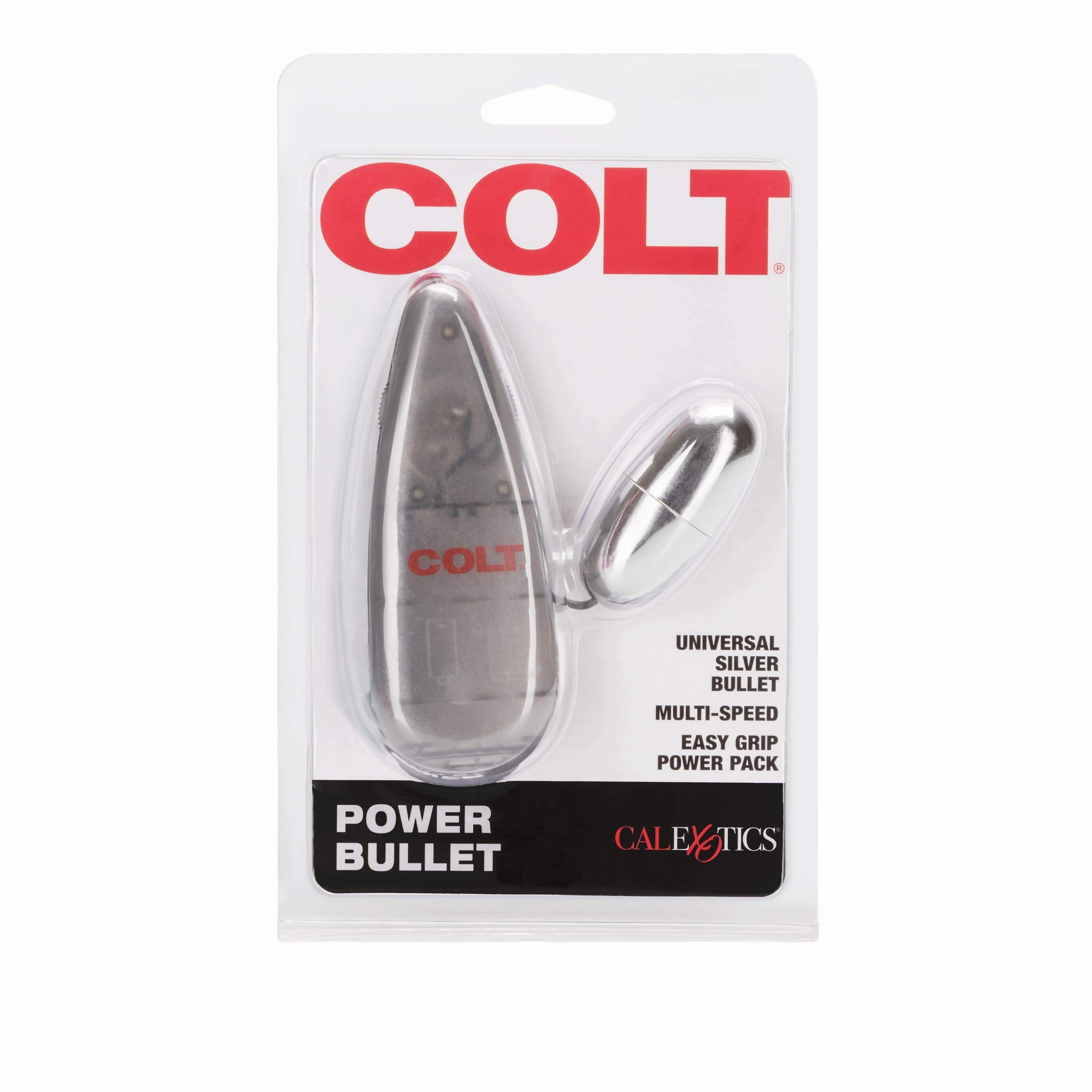 California Exotics - COLT Multi Speed Power Pak Bullet with Remote (Silver)