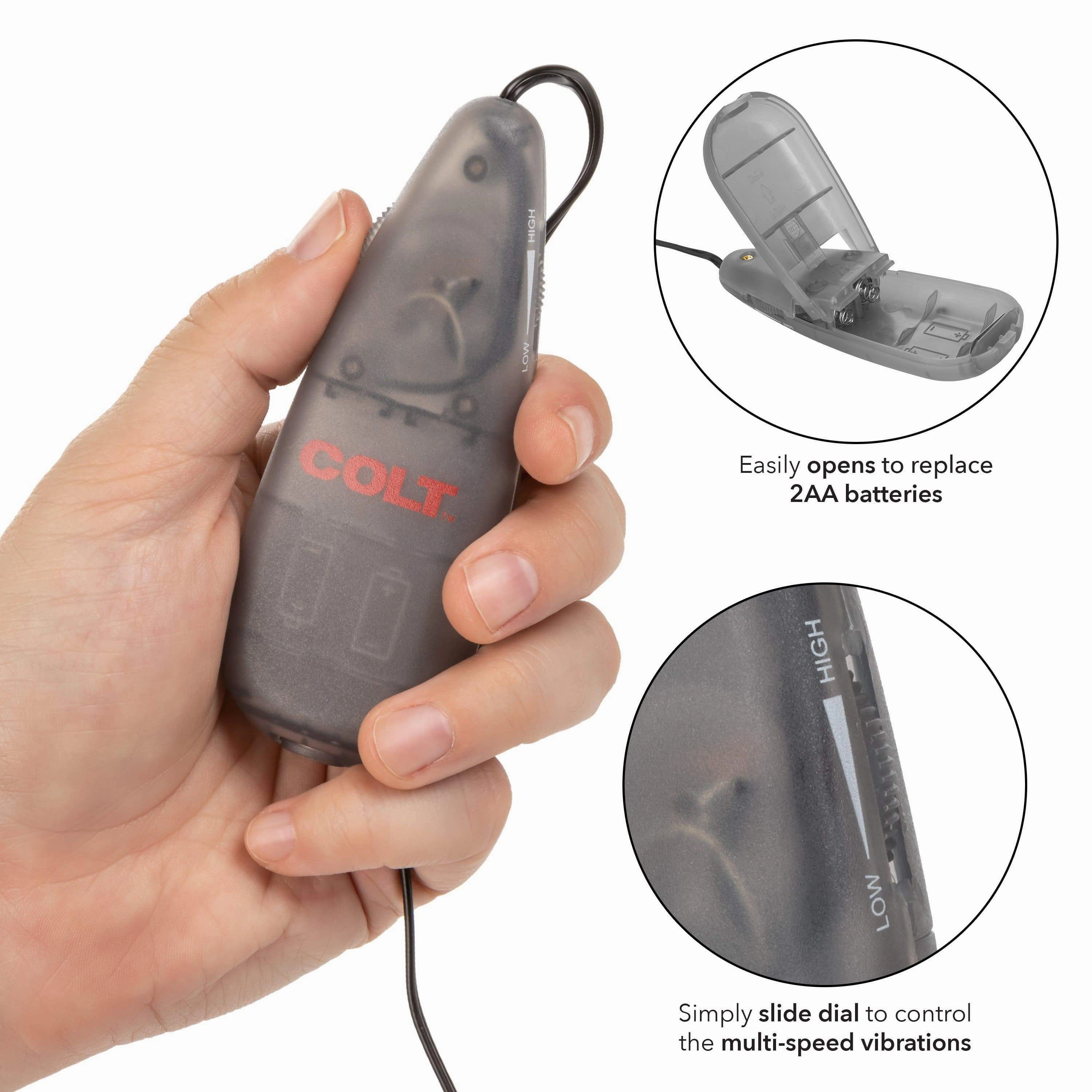 California Exotics - COLT Multi Speed Power Pak Bullet with Remote (Silver)