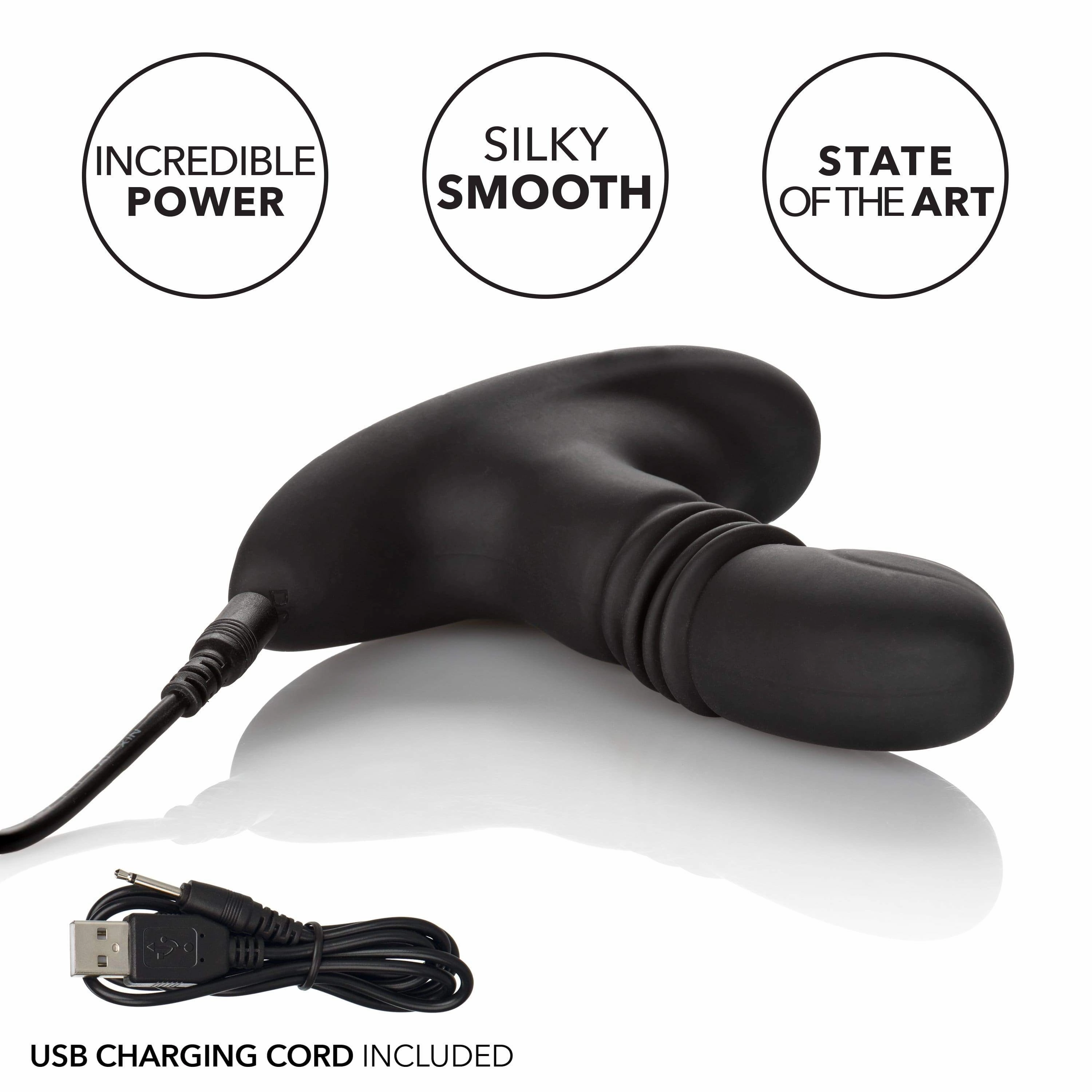 California Exotics - Eclipse Thrusting Rotator Probe Massager (Black)