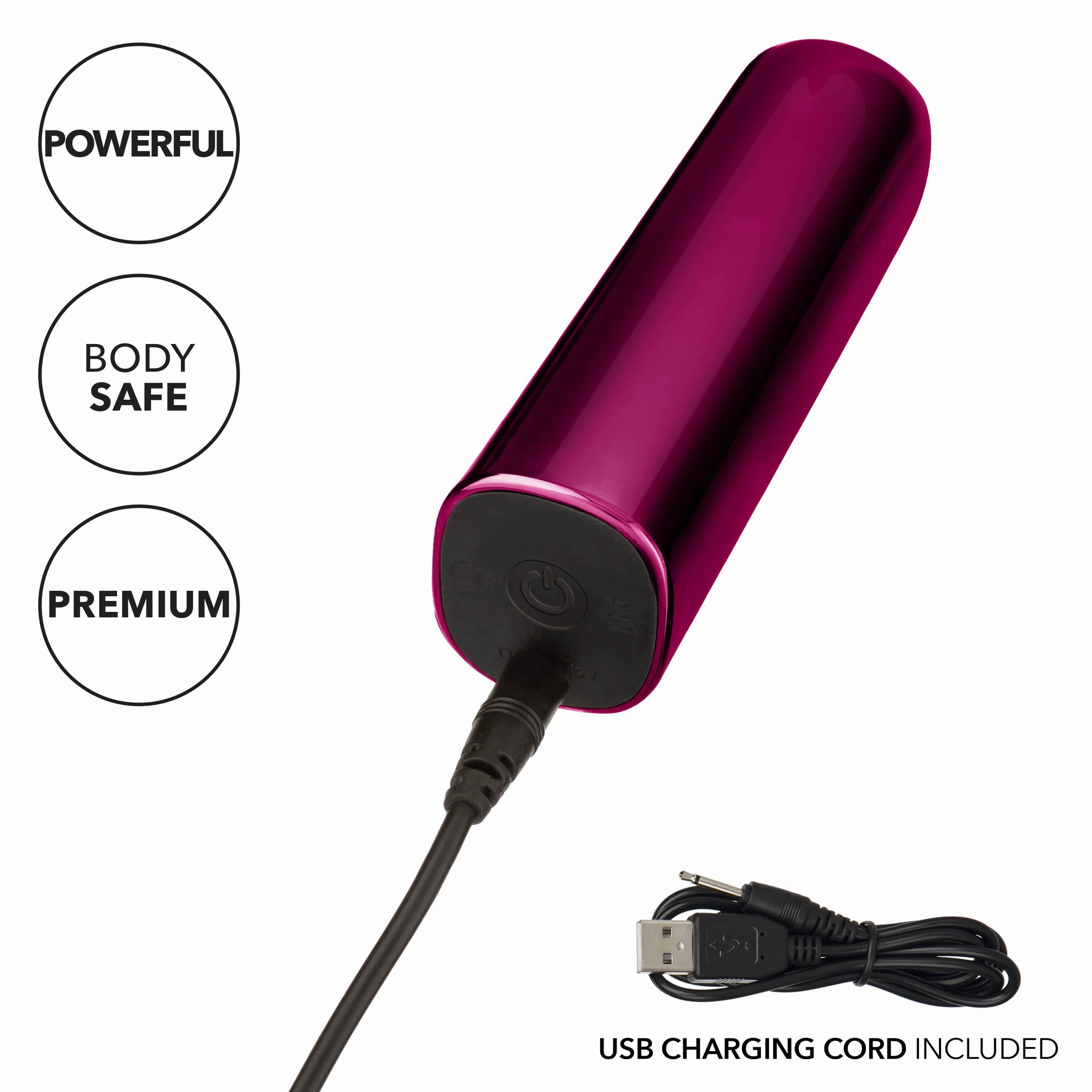 California Exotics - Fierce Power Glam Bullet Vibrator (Pink)
