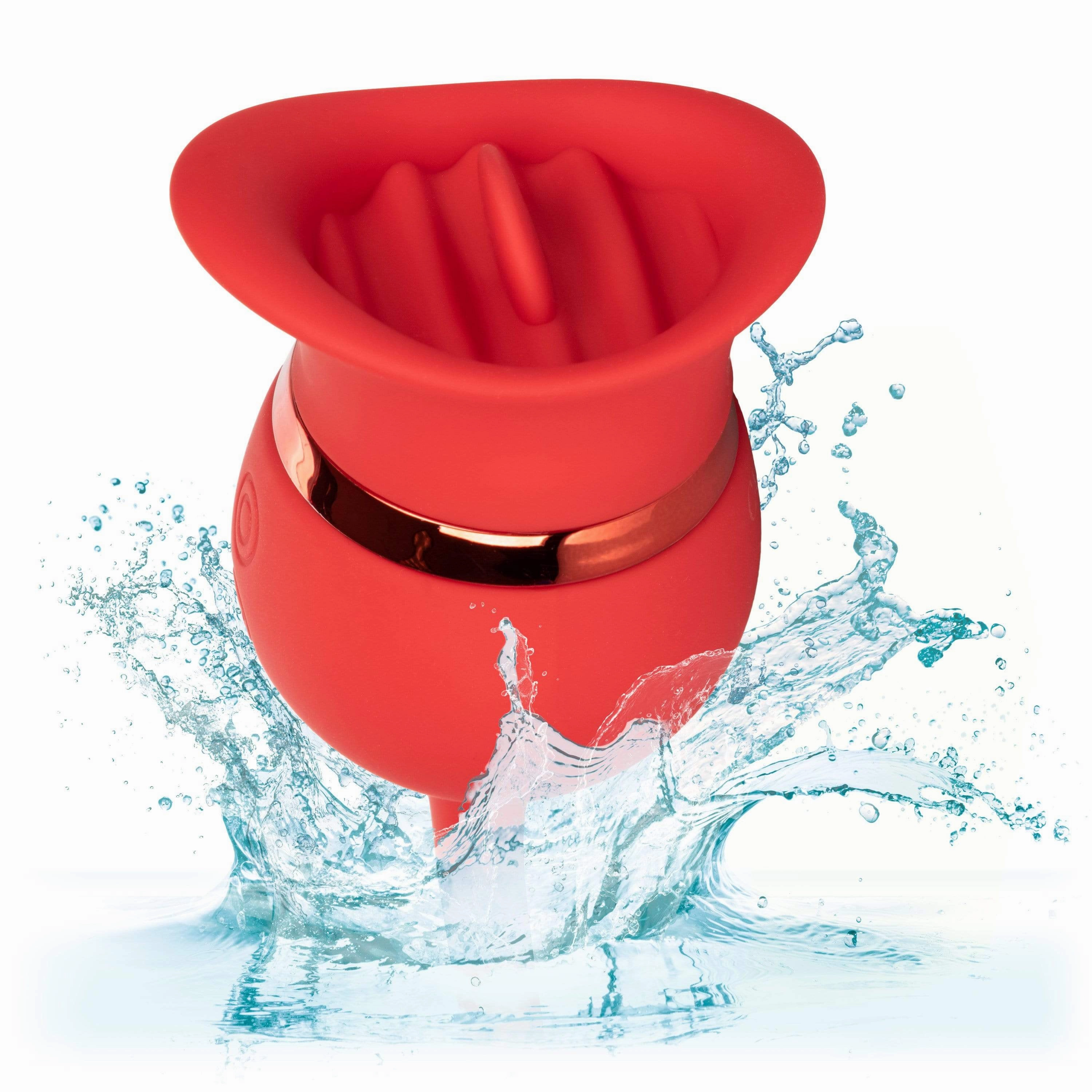 California Exotics - French Kiss Casanova Egg and Clit Massager (Red)