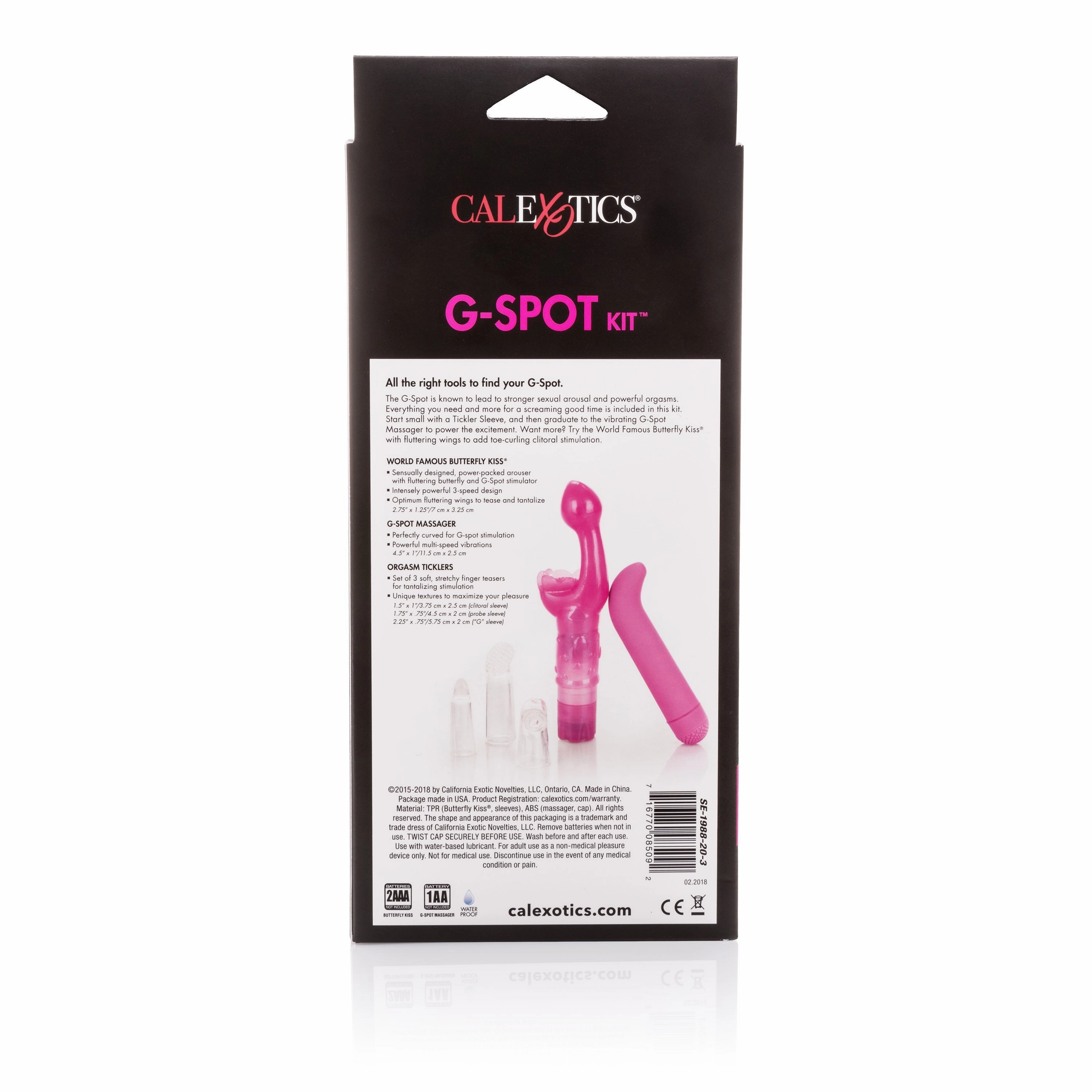 California Exotics - Hers G-Spot Vibrators Starter Kit (Pink)