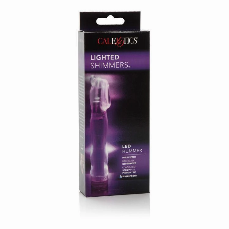 California Exotics - Lighted Shimmers LED Hummer Clit Massager (Purple)