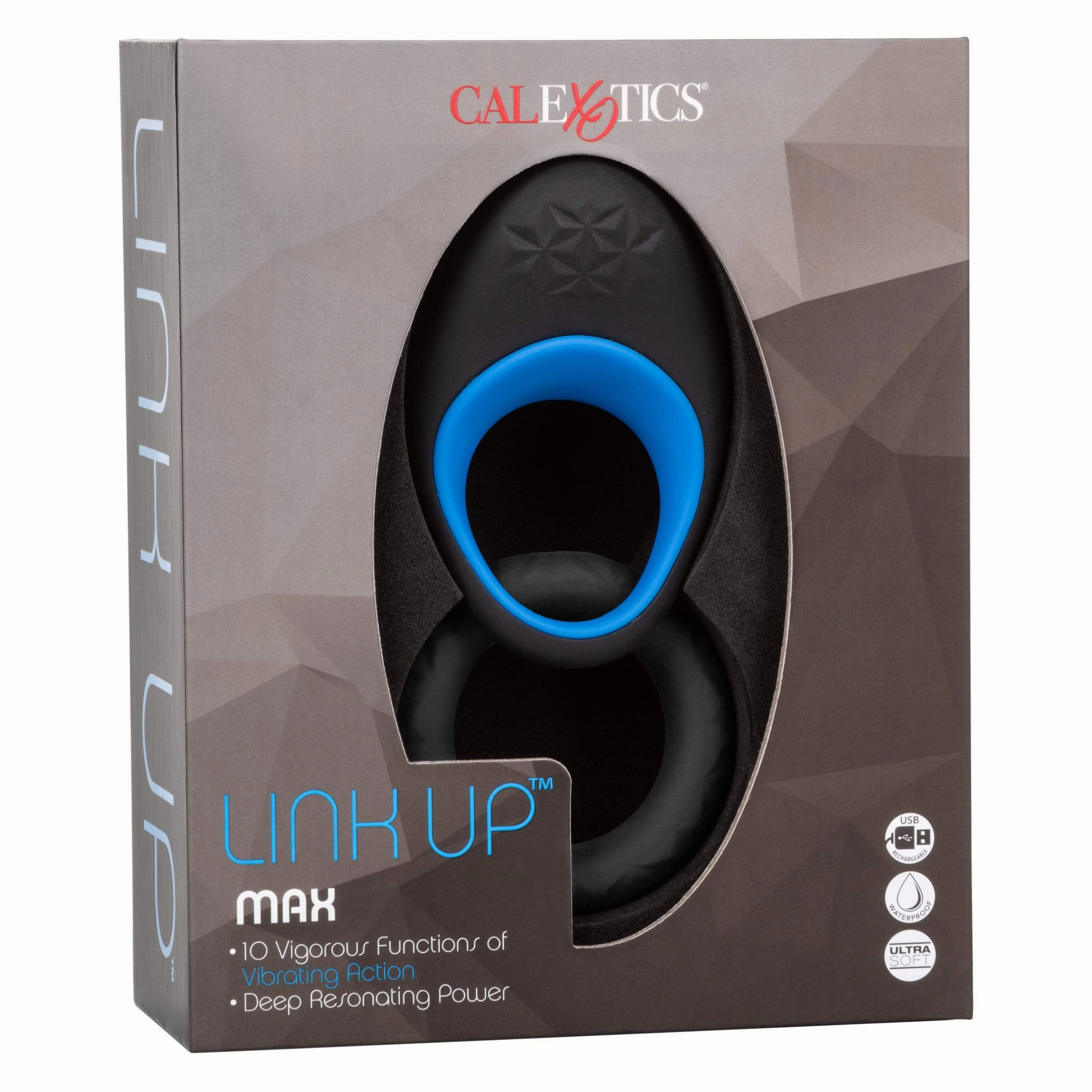 California Exotics - Link Up Max Vibrating Cock Ring (Black)