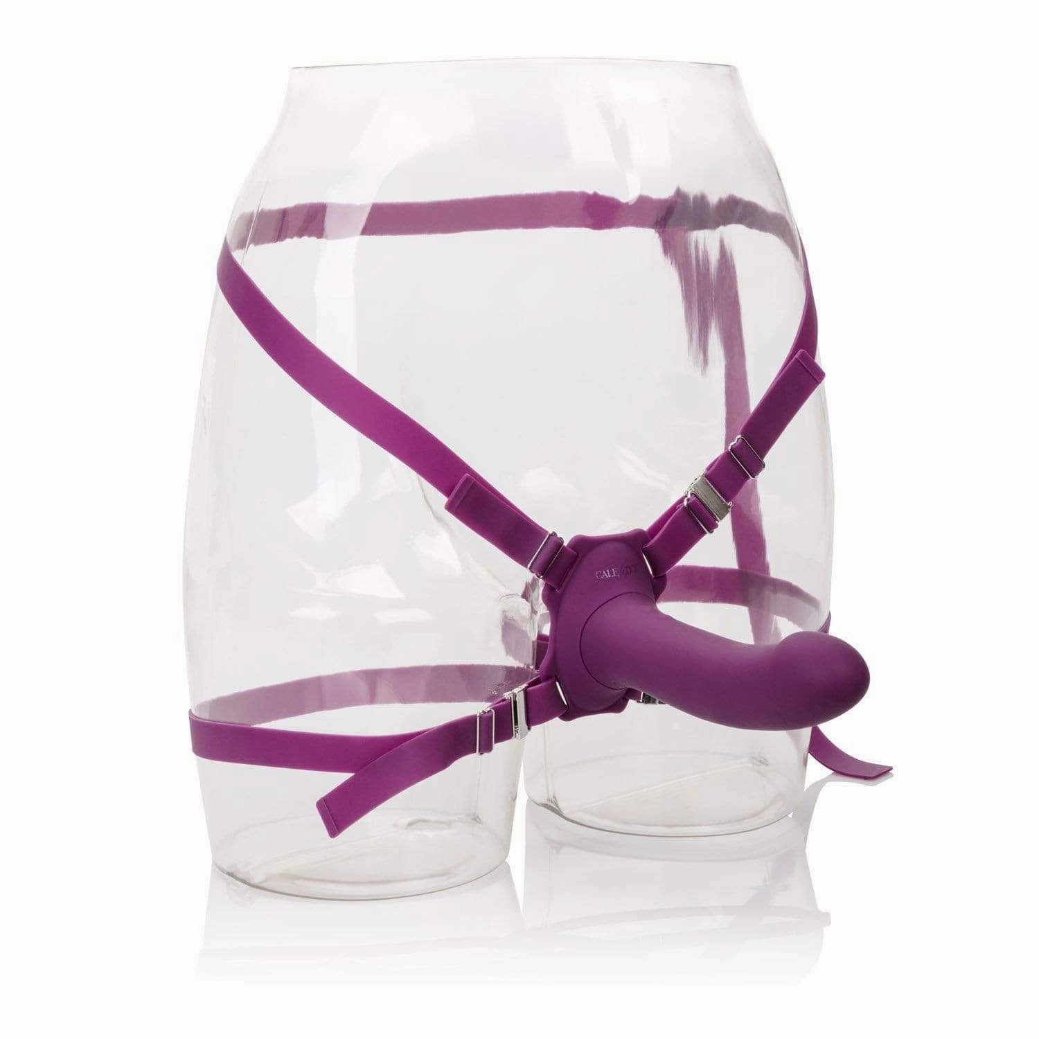 California Exotics - Me2 Rumbler Strap On Vibrating Dildo (Purple)