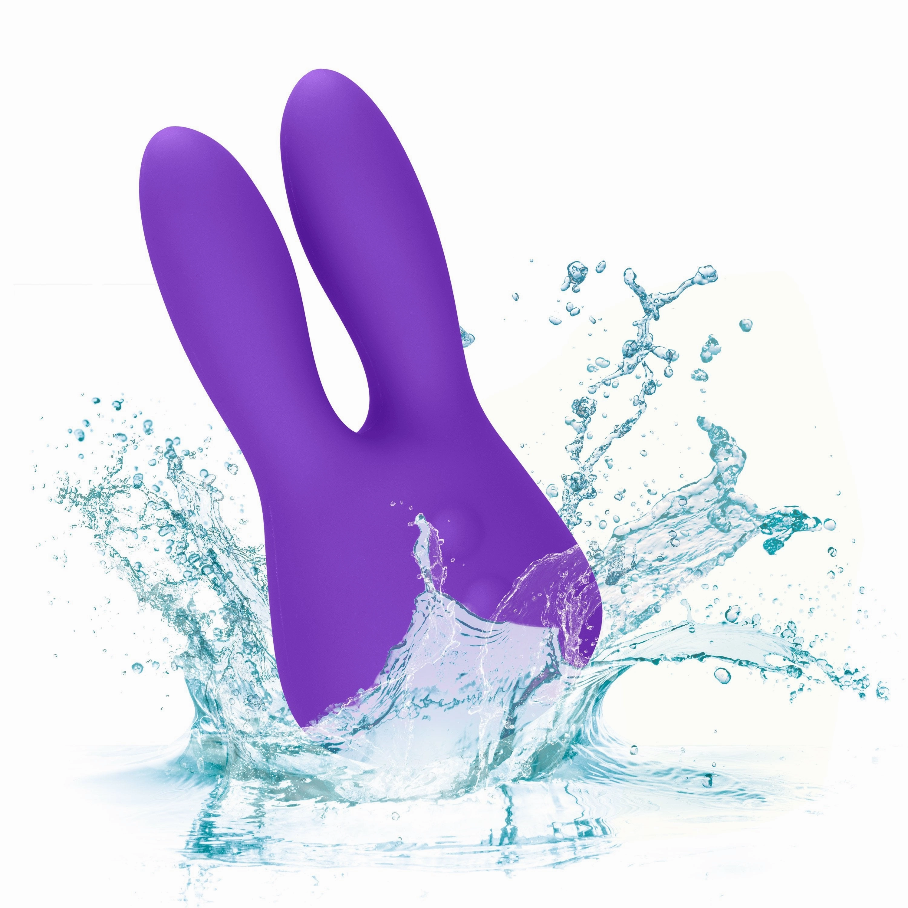 California Exotics - Mini Marvels Silicone Marvelous Bunny Clit Massager  (Purple)