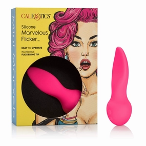 California Exotics - Mini Marvels Silicone Marvelous Flicker Clit Massager (Pink)