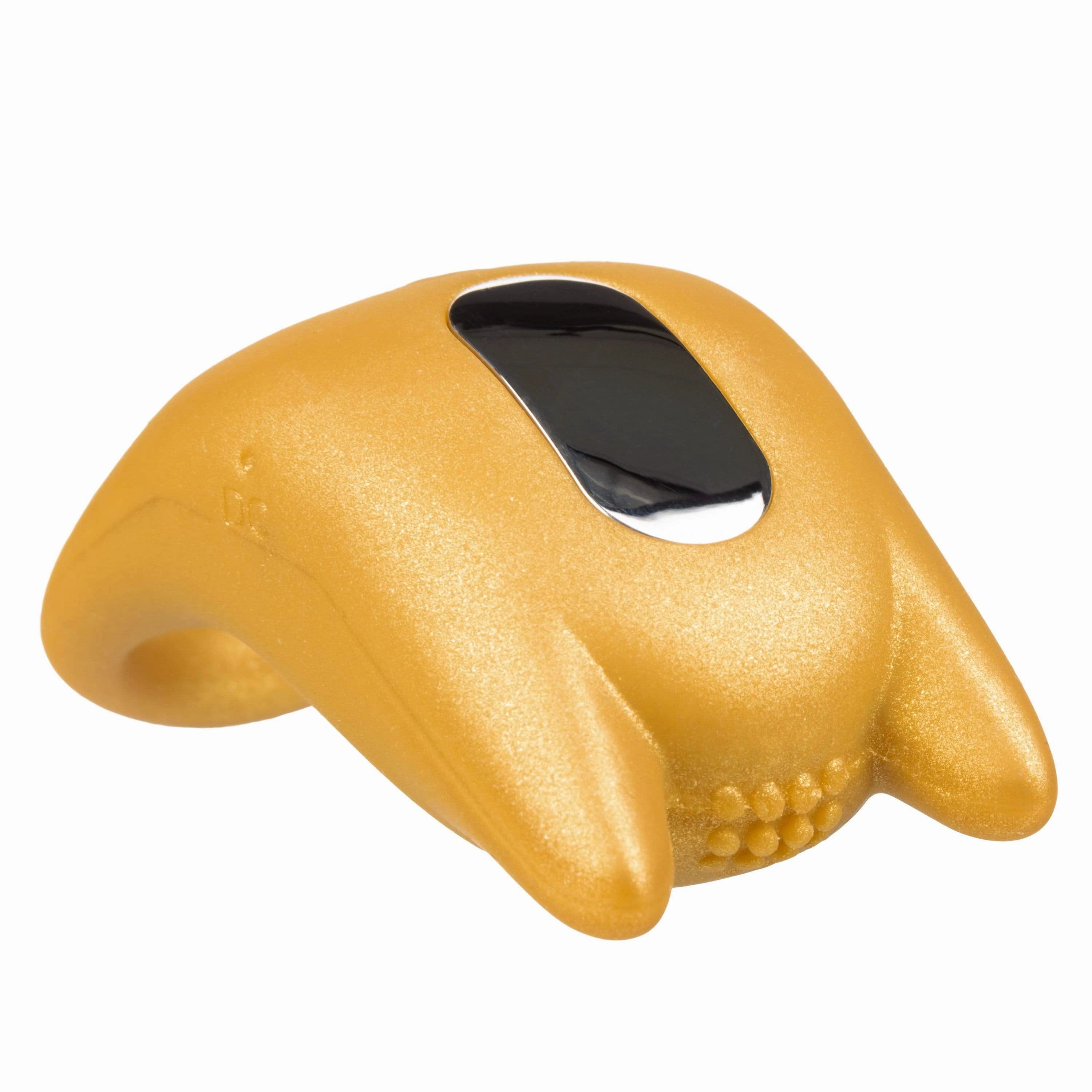 California Exotics - Naughty Bits Horny AF Vibrating Cock Ring (Yellow)