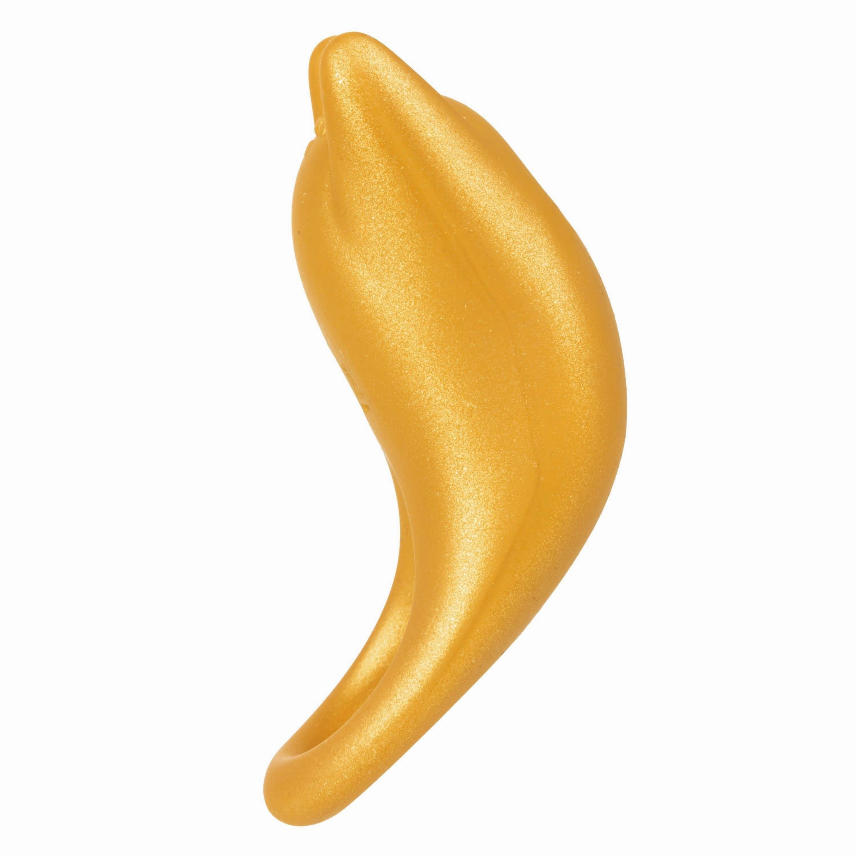 California Exotics - Naughty Bits Horny AF Vibrating Cock Ring (Yellow)