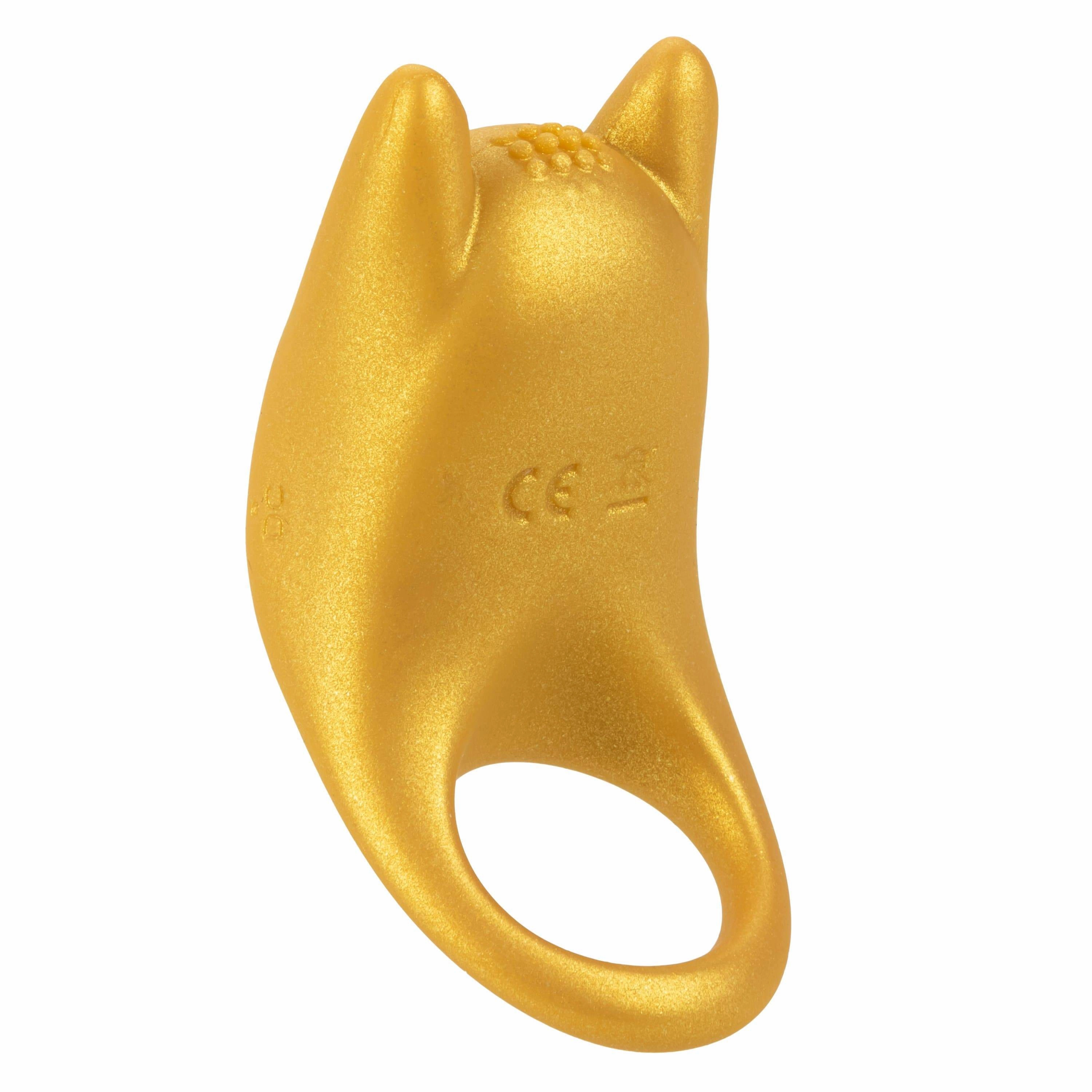 California Exotics - Naughty Bits Horny AF Vibrating Cock Ring (Yellow)