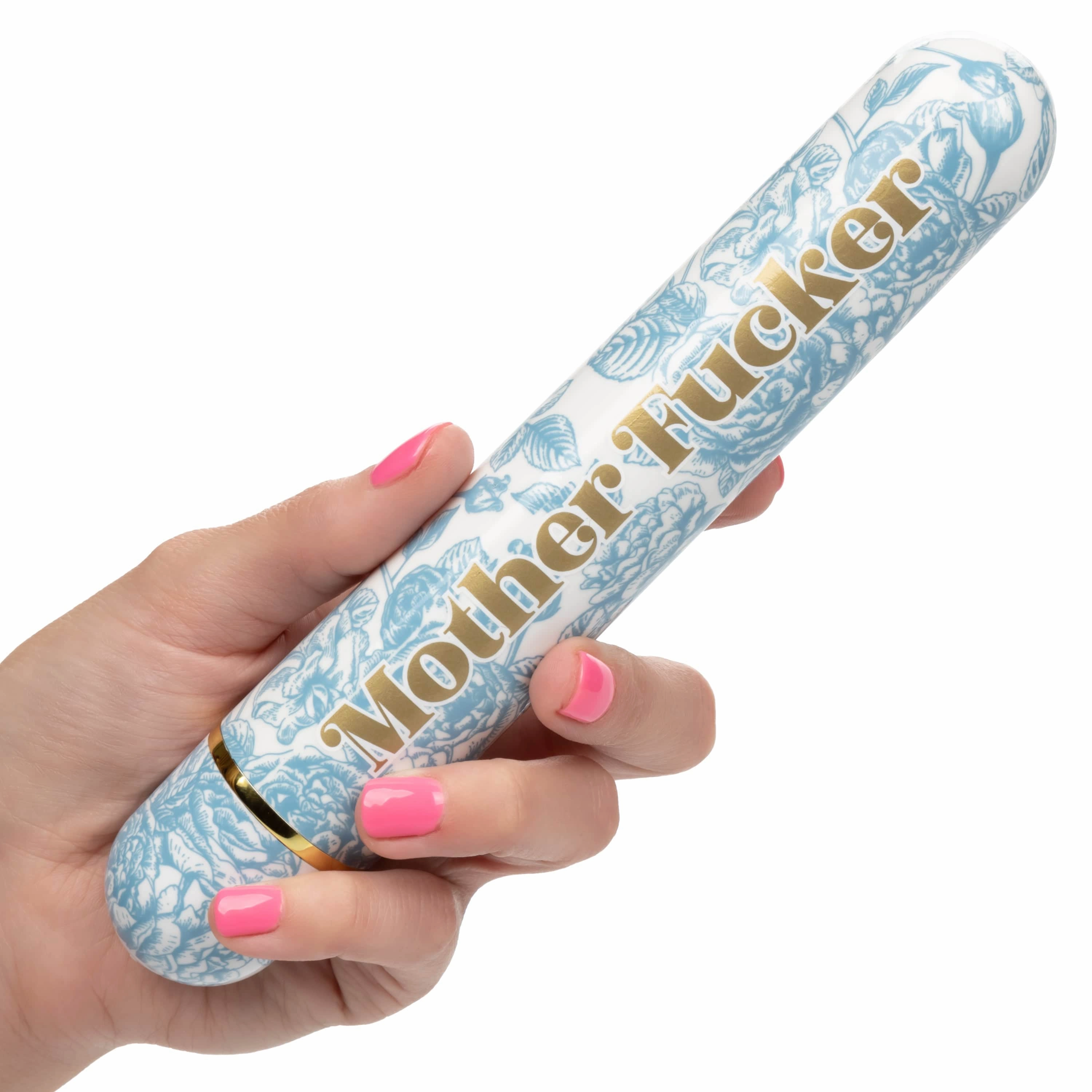 California Exotics - Naughty Bits Mother Fucker Personal Vibrator (Blue)