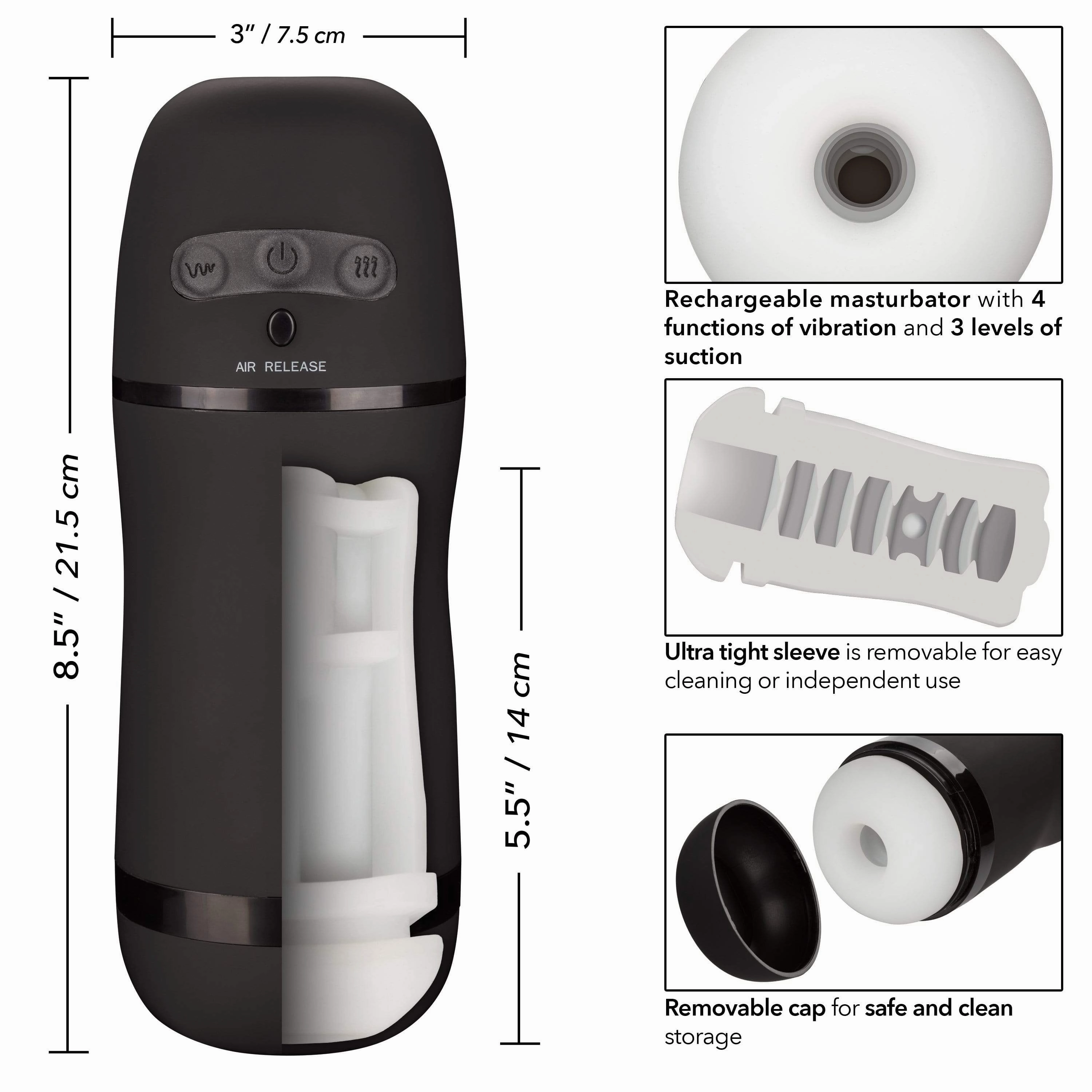 California Exotics - Optimum Power Pulsar Stroker (Black)