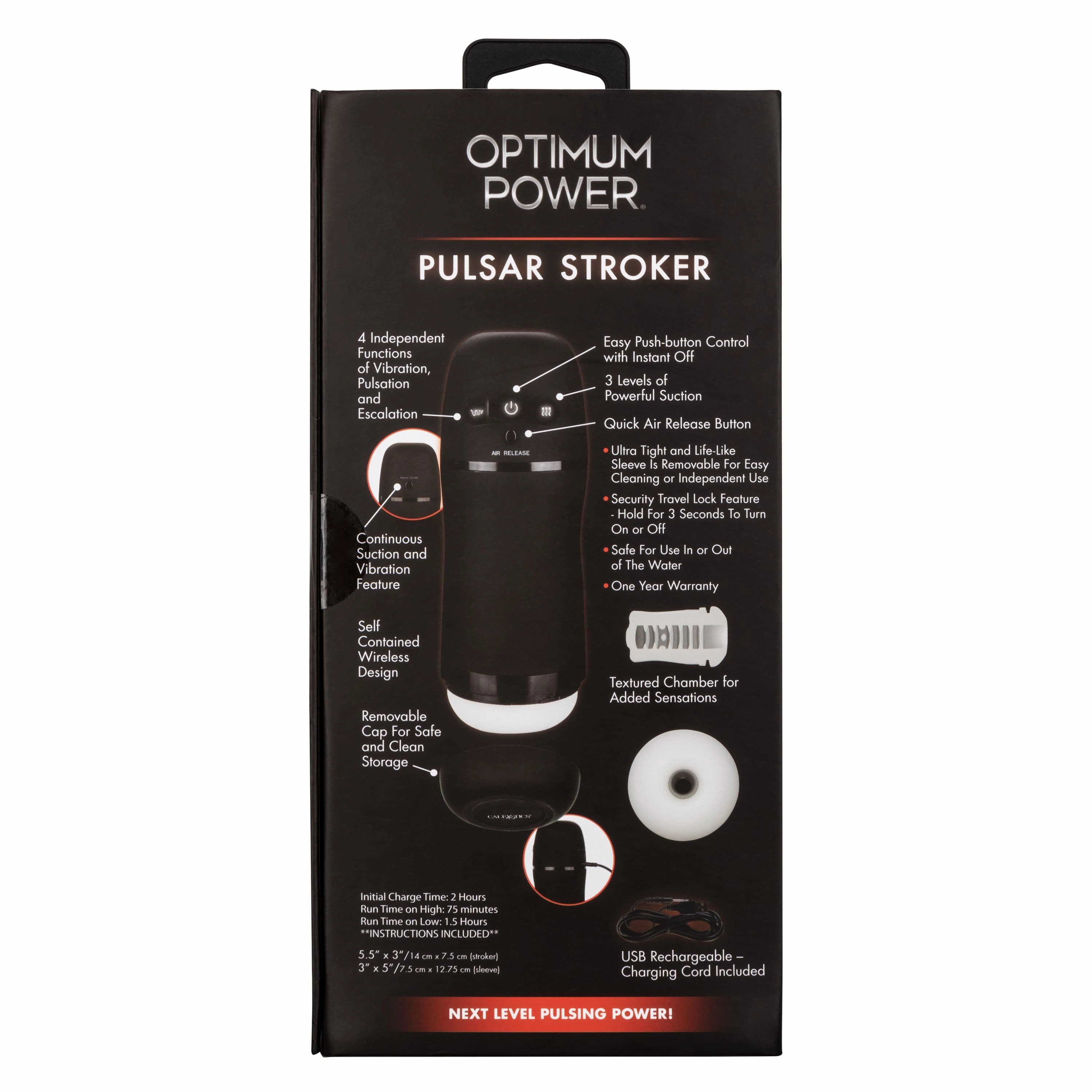 California Exotics - Optimum Power Pulsar Stroker (Black)