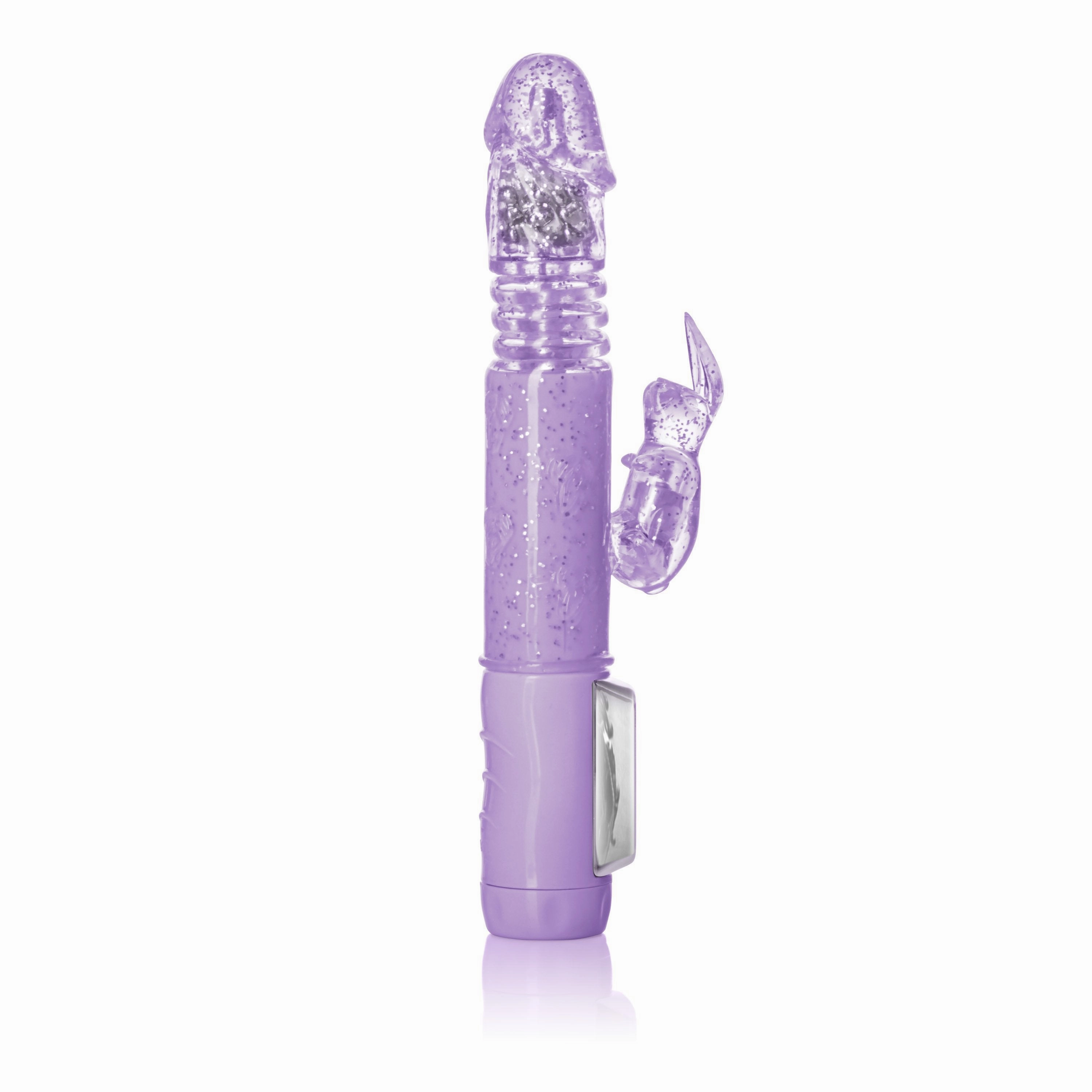 California Exotics - Petite Thrusting Jack Rabbit Intermediate Vibrator (Purple)
