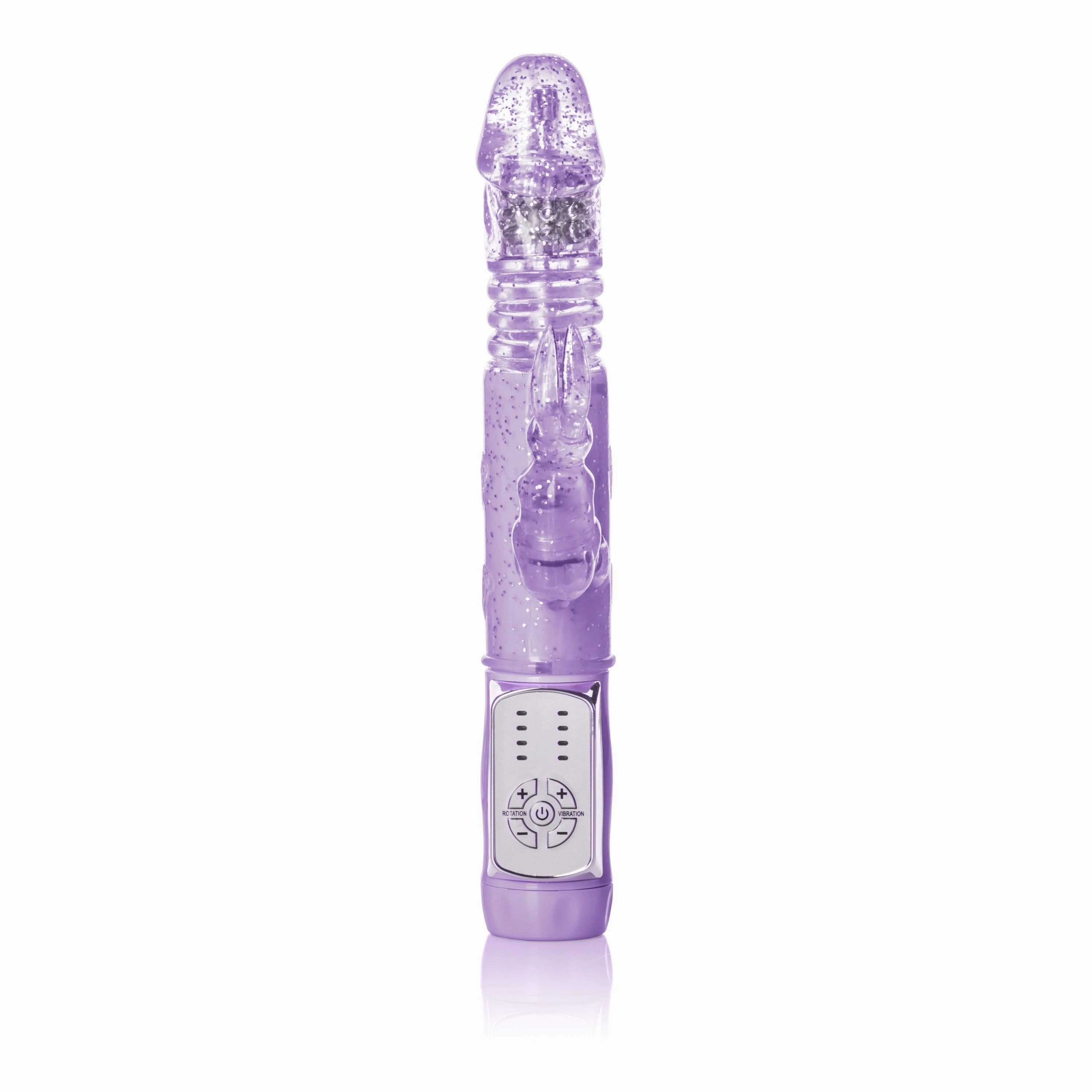 California Exotics - Petite Thrusting Jack Rabbit Intermediate Vibrator (Purple)