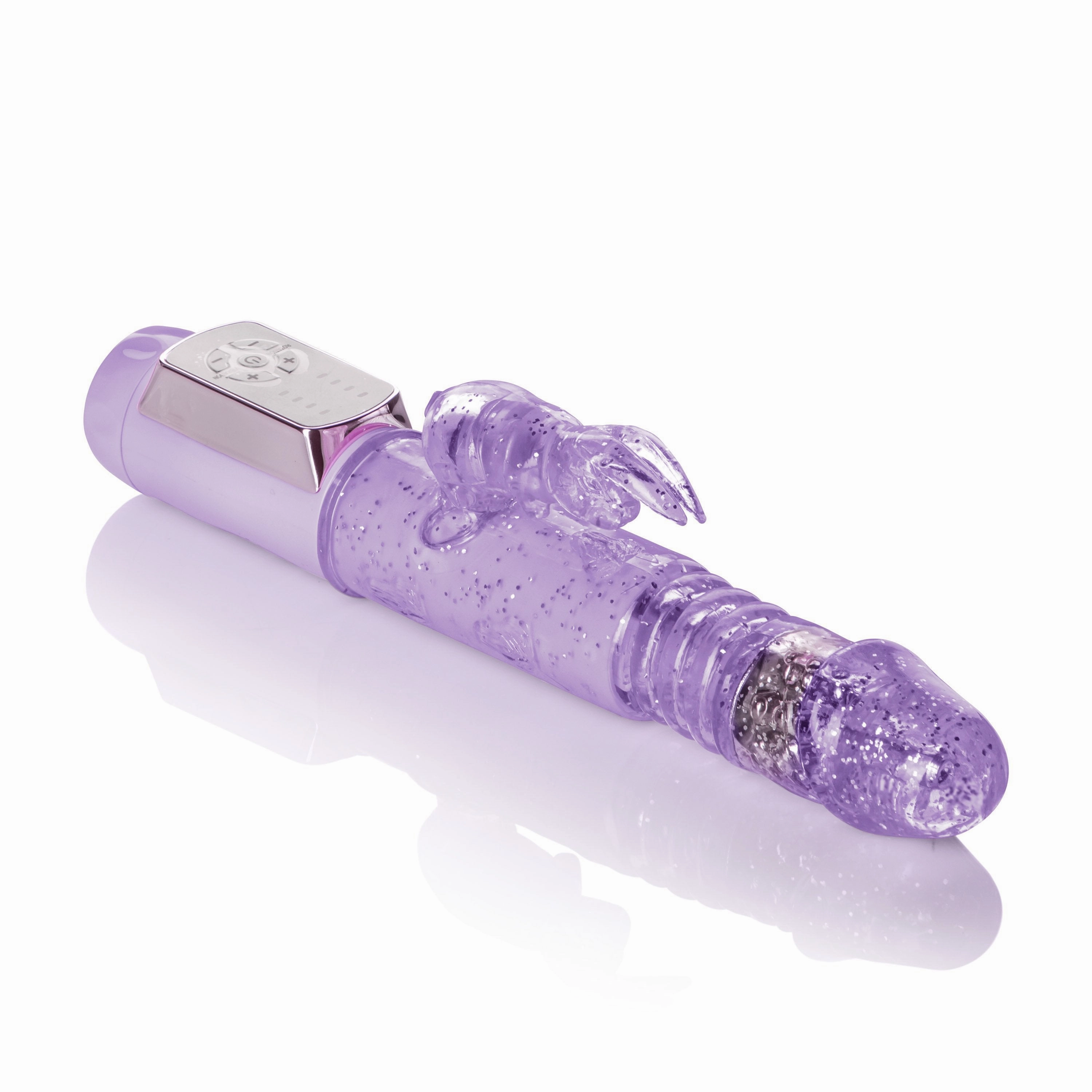 California Exotics - Petite Thrusting Jack Rabbit Intermediate Vibrator (Purple)