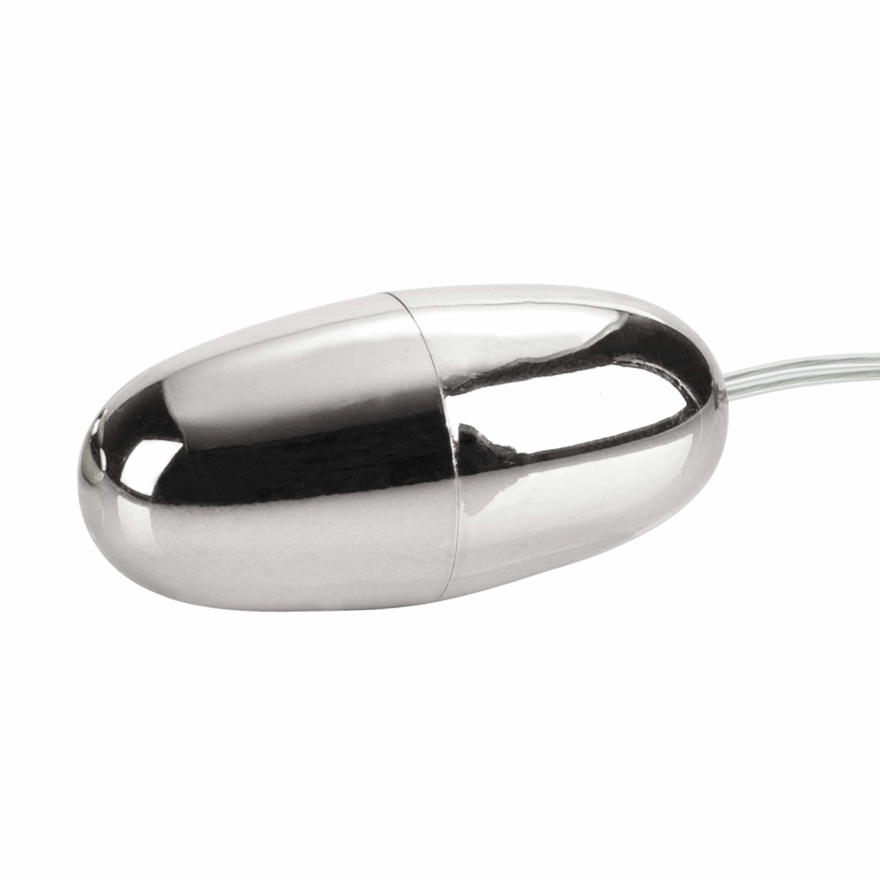 California Exotics - Pocket Exotics Vibrating Silver Bullet with Remote (SIlver)