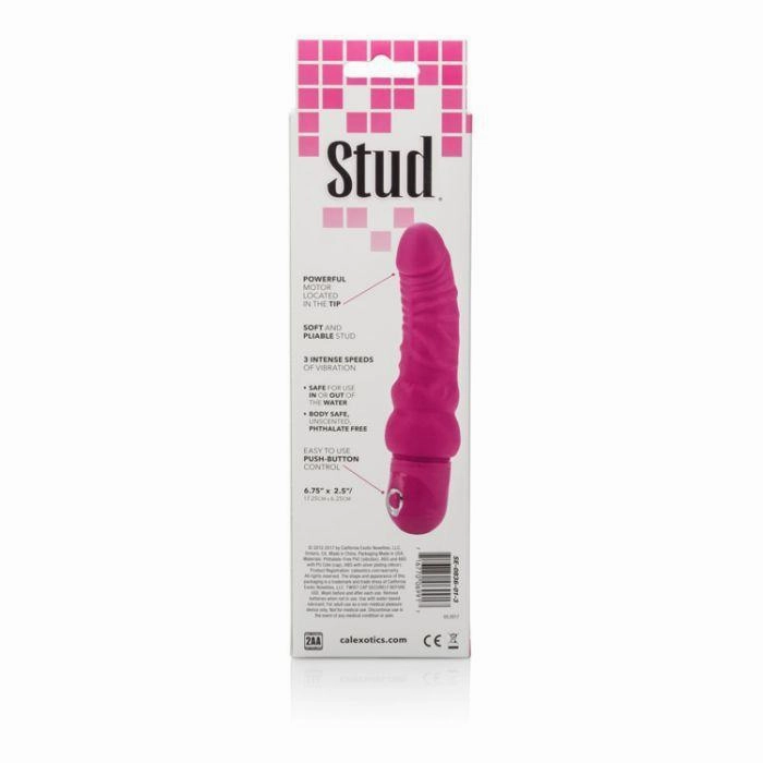 California Exotics - Power Stud Waterproof Curvy Vibrator (Pink)