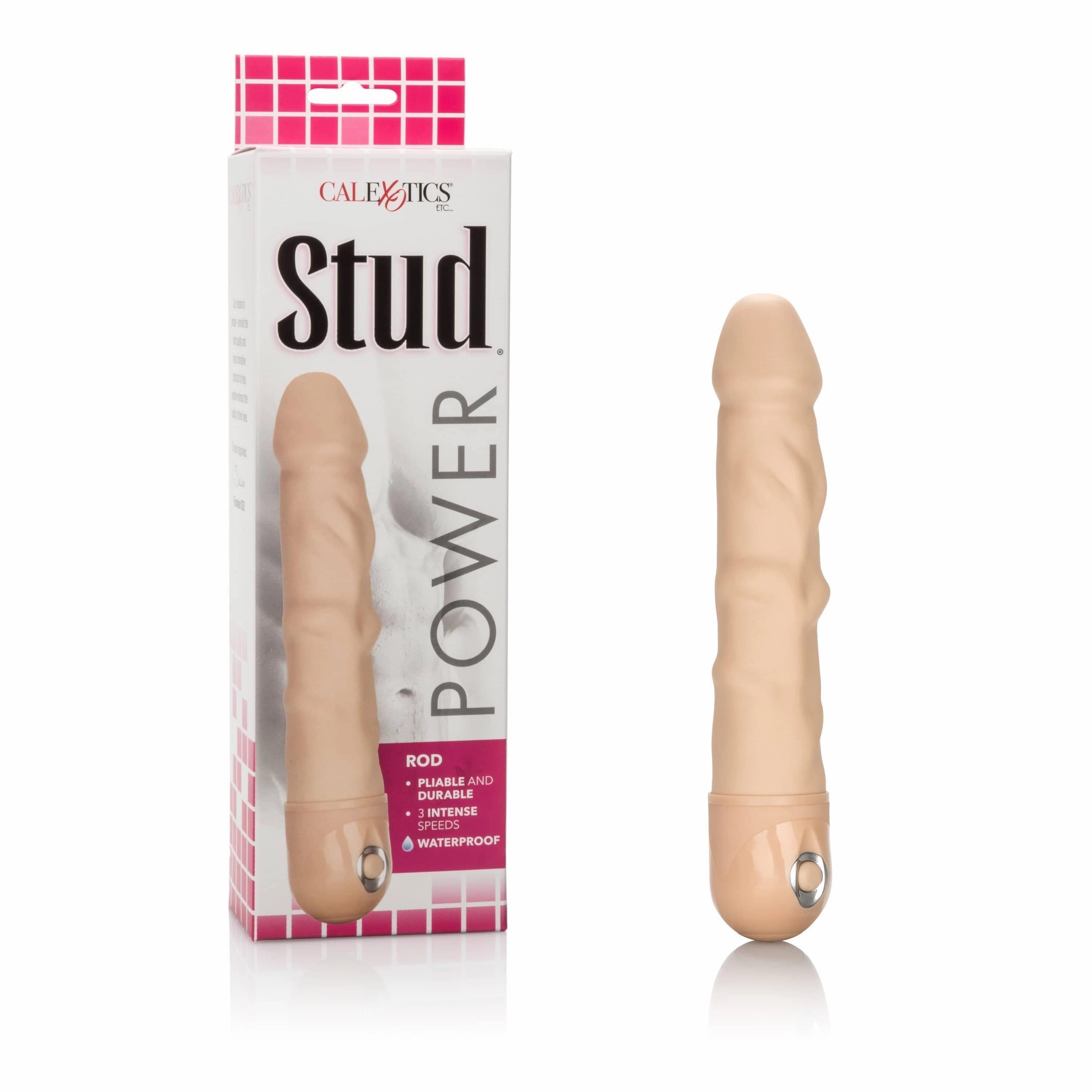 California Exotics - Power Stud Waterproof Rod Dildo Vibrator