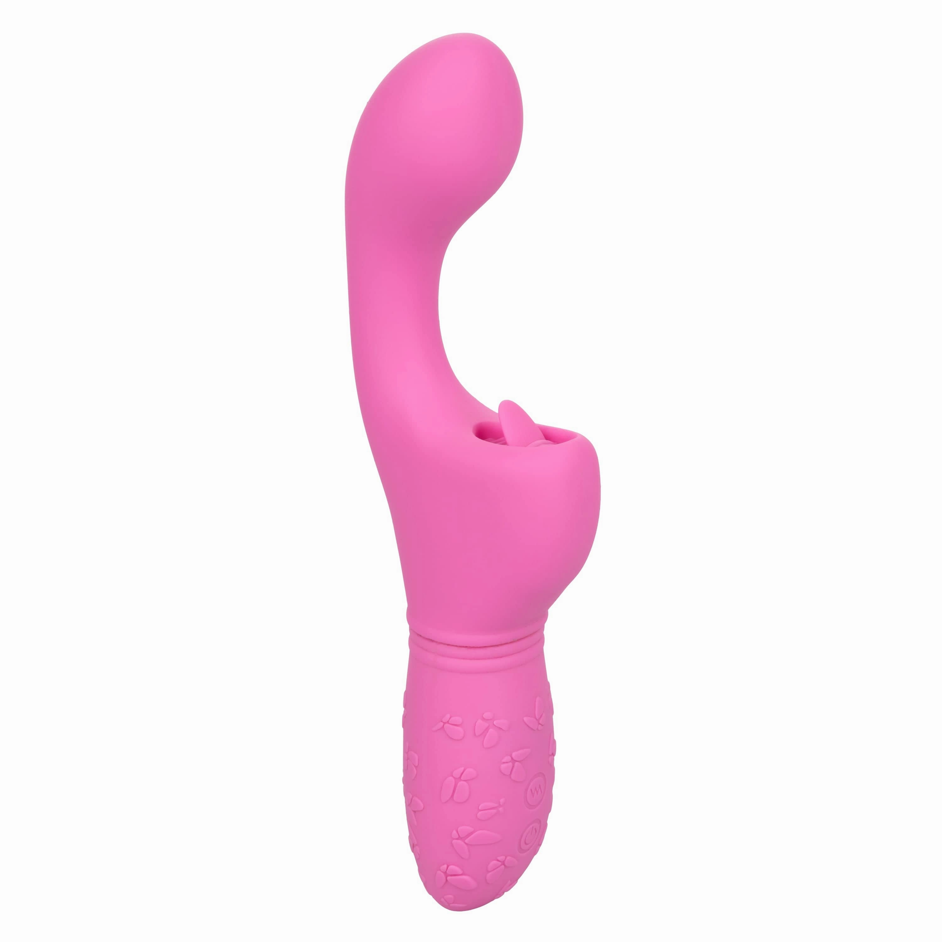 California Exotics - Rechargeable Butterfly Kiss Flicker G Spot Vibrator (Pink)