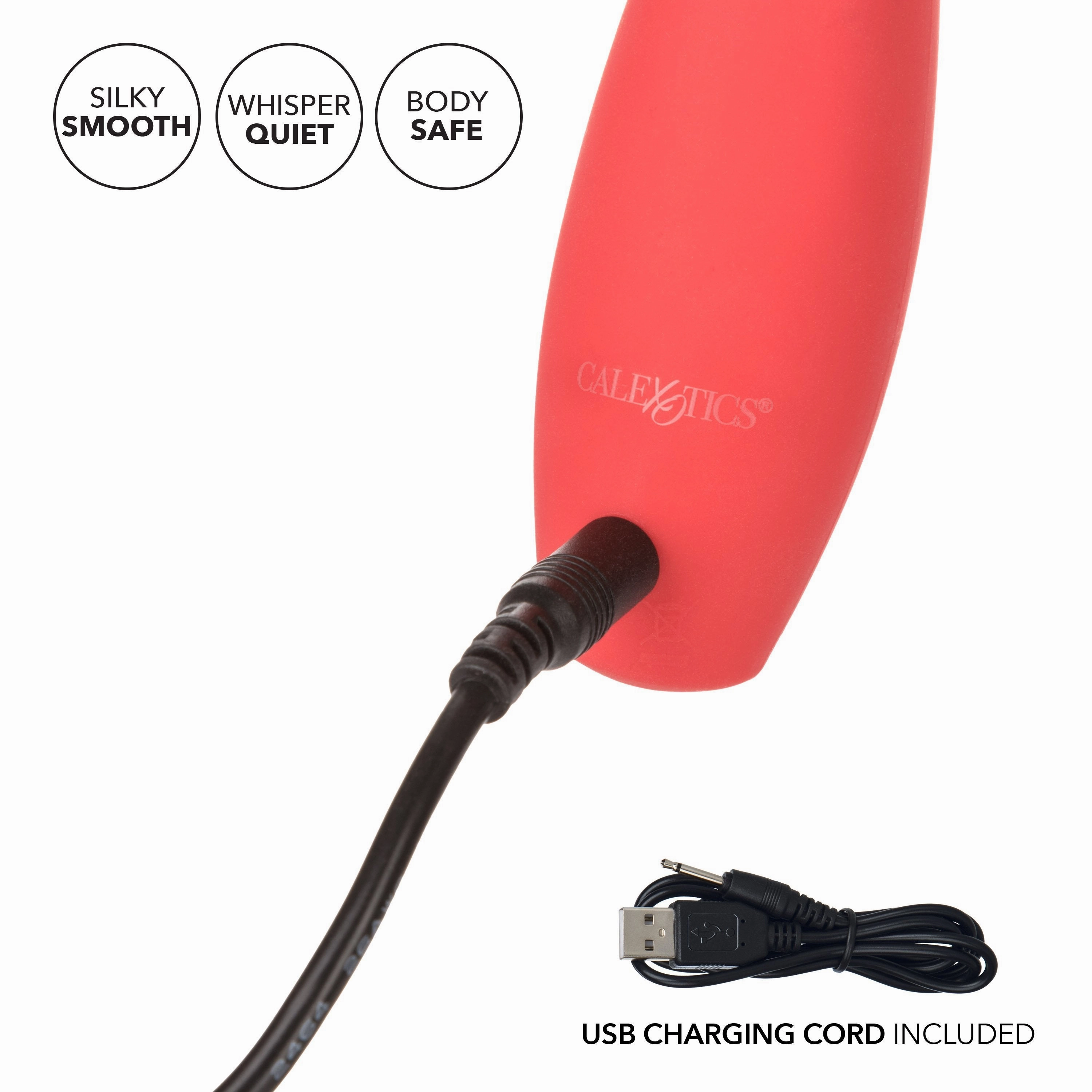 California Exotics - Red Hot Ember Rechargeable Clit Massager (Red)